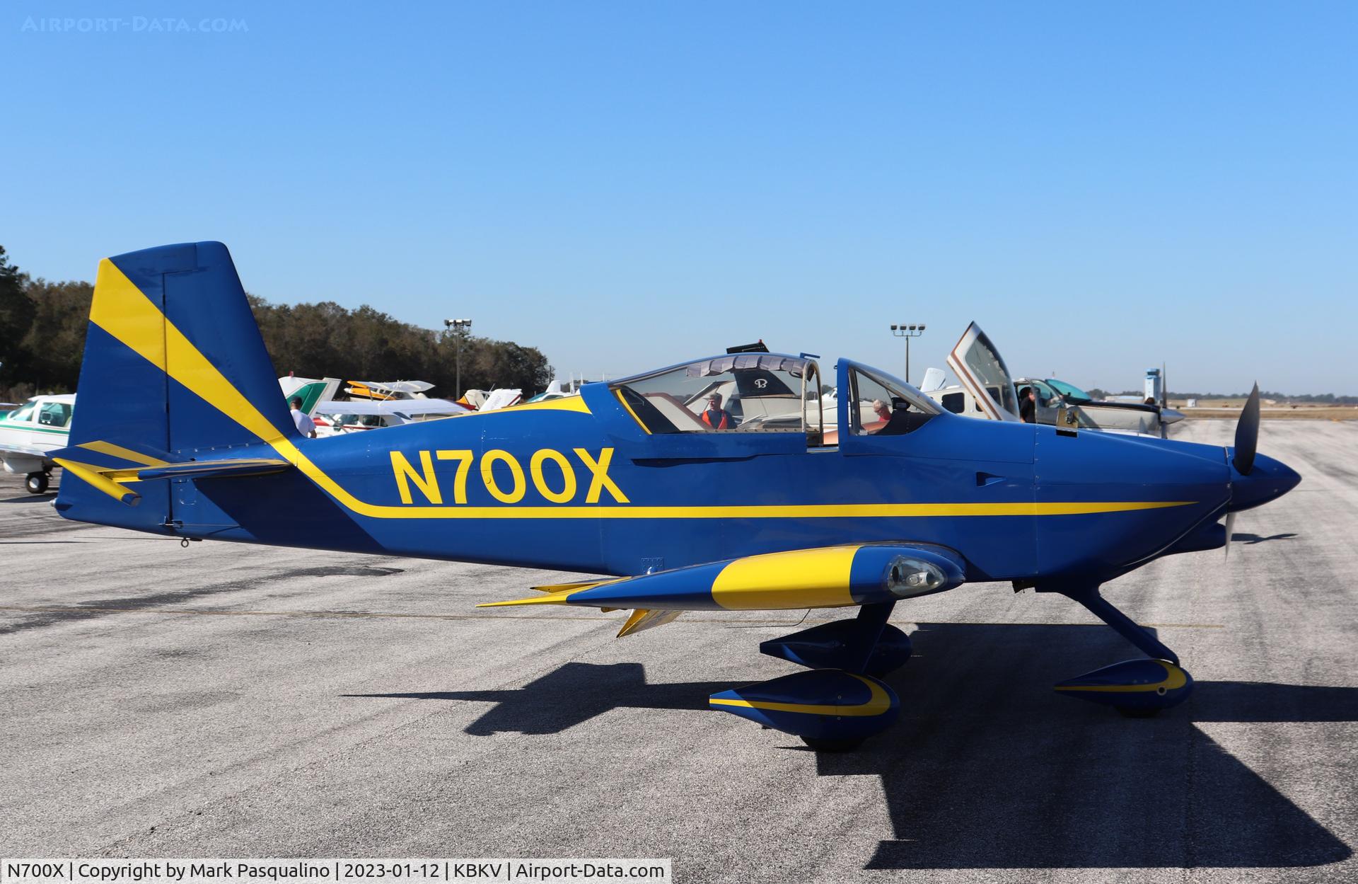 N700X, 2007 Van's RV-7A C/N 70955, Vans RV-7A