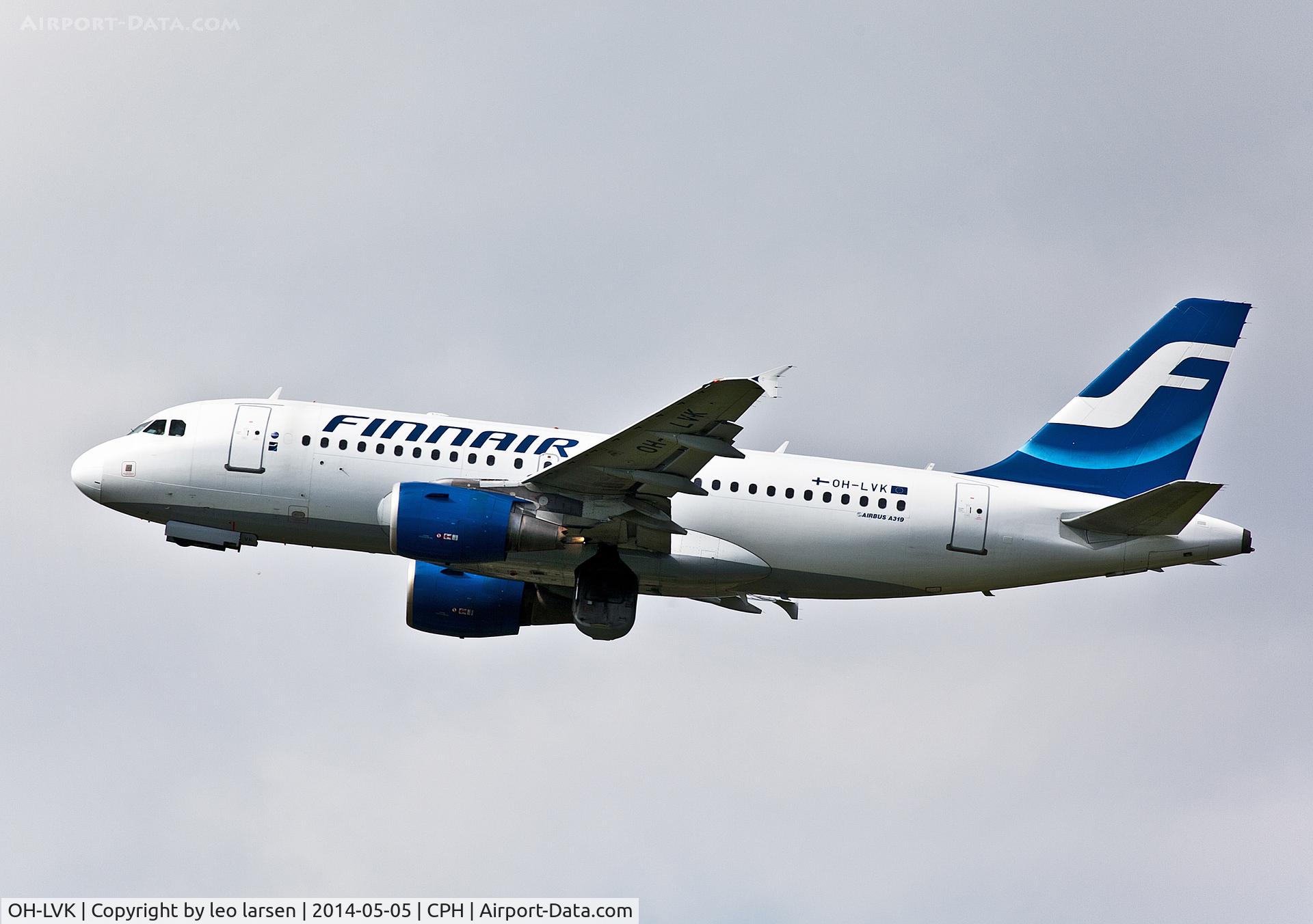 OH-LVK, 2004 Airbus A319-112 C/N 2124, Copenhagen 5.5.2014