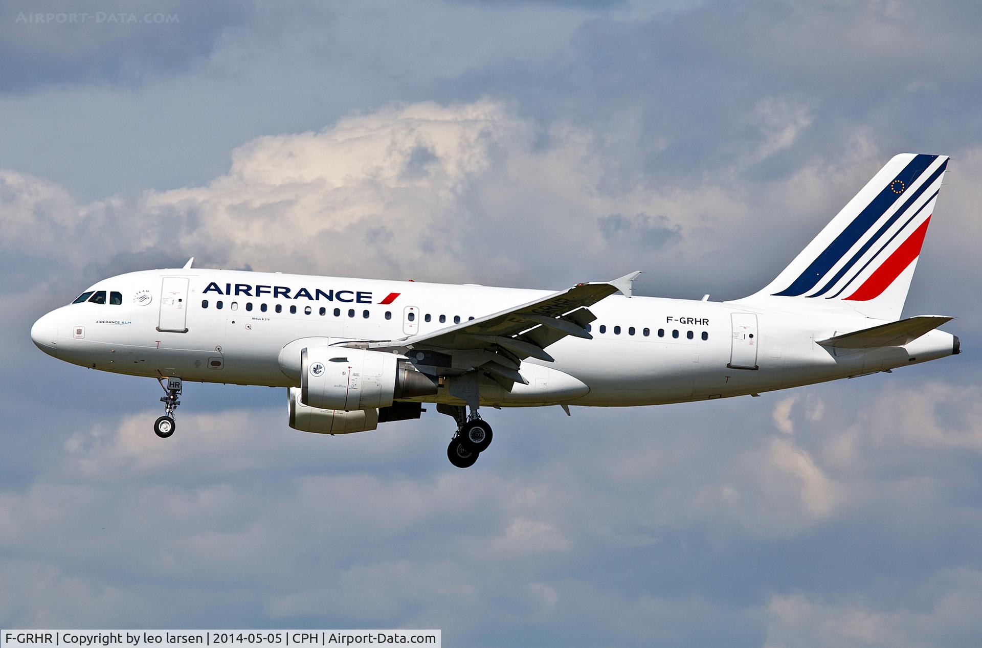 F-GRHR, 2001 Airbus A319-111 C/N 1415, Copenhagen 5.5.2014