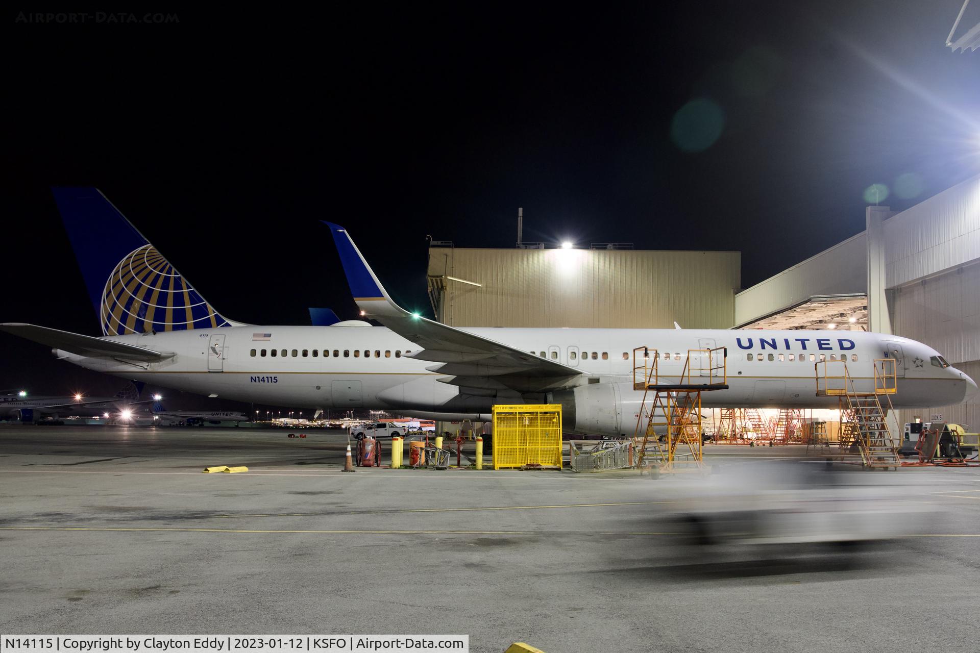N14115, 1995 Boeing 757-224 C/N 27557, SFO 2023