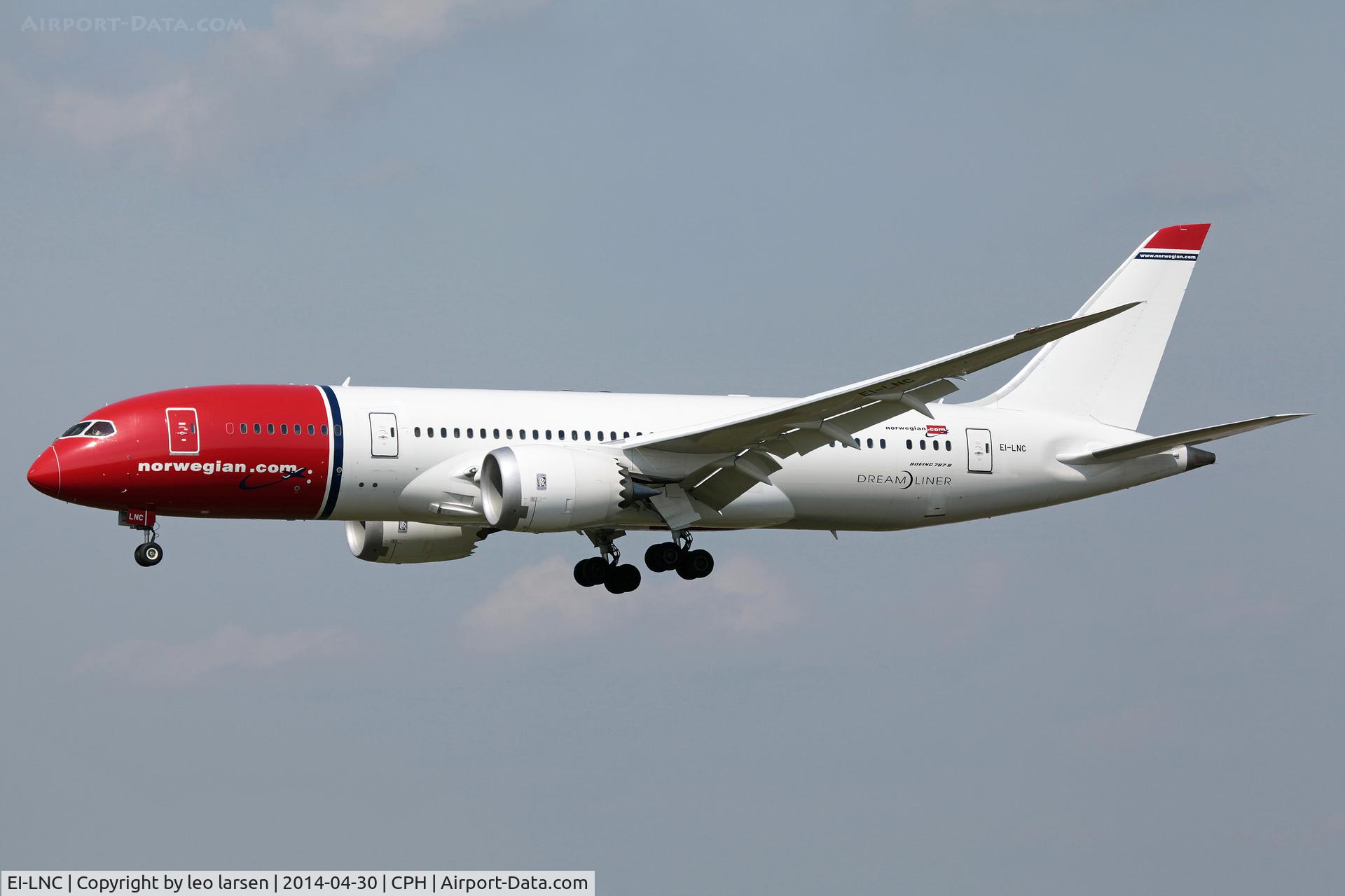 EI-LNC, 2013 Boeing 787-8 Dreamliner C/N 34795, Copenhagen 30.4.2014