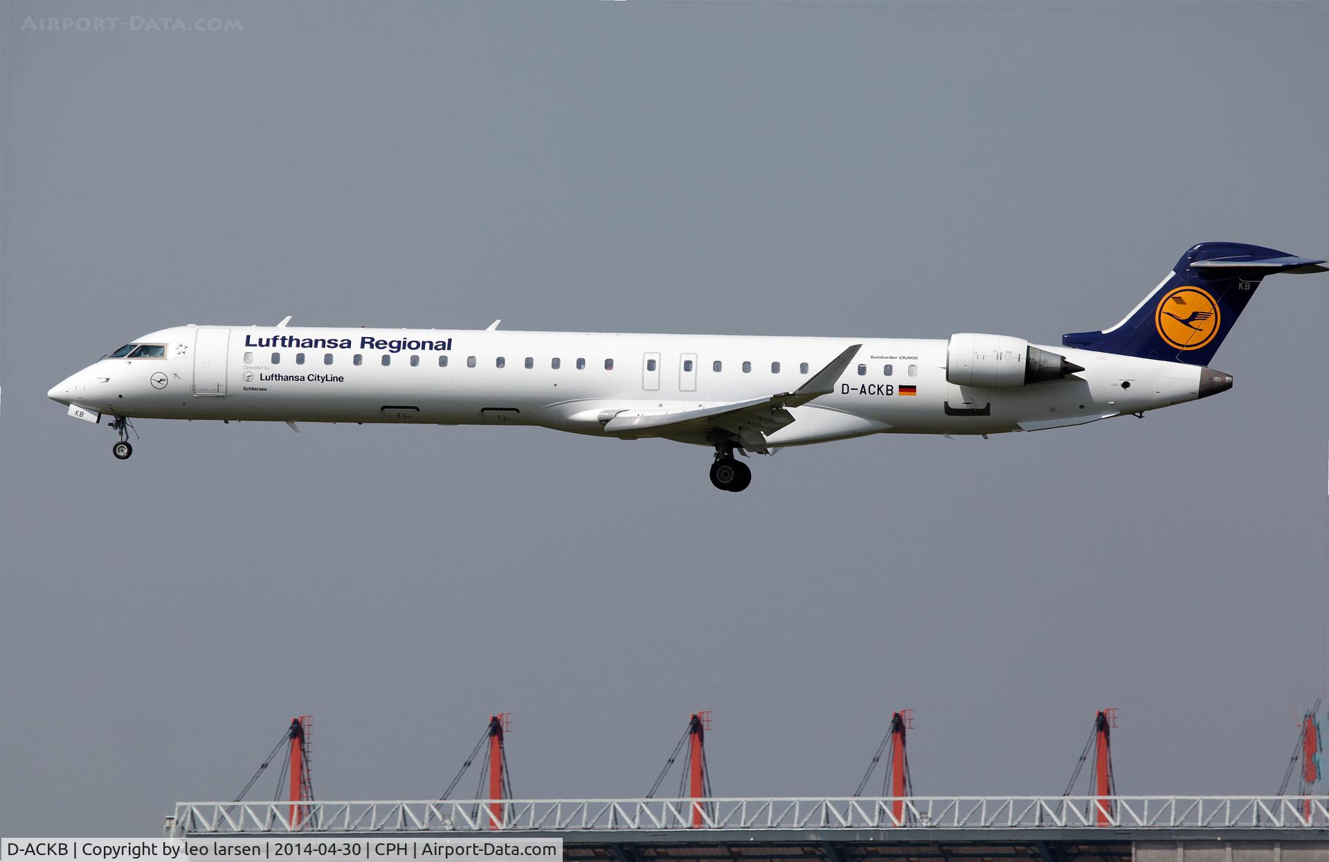 D-ACKB, 2006 Bombardier CRJ-900LR (CL-600-2D24) C/N 15073, Copenhagen 30.4.2014