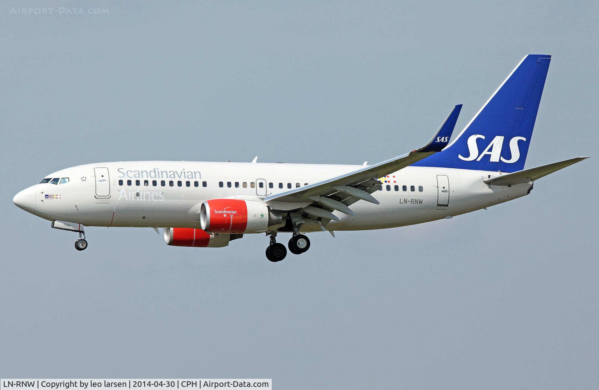 LN-RNW, 2010 Boeing 737-783 C/N 34549, Copenhagen 30.4.2014
