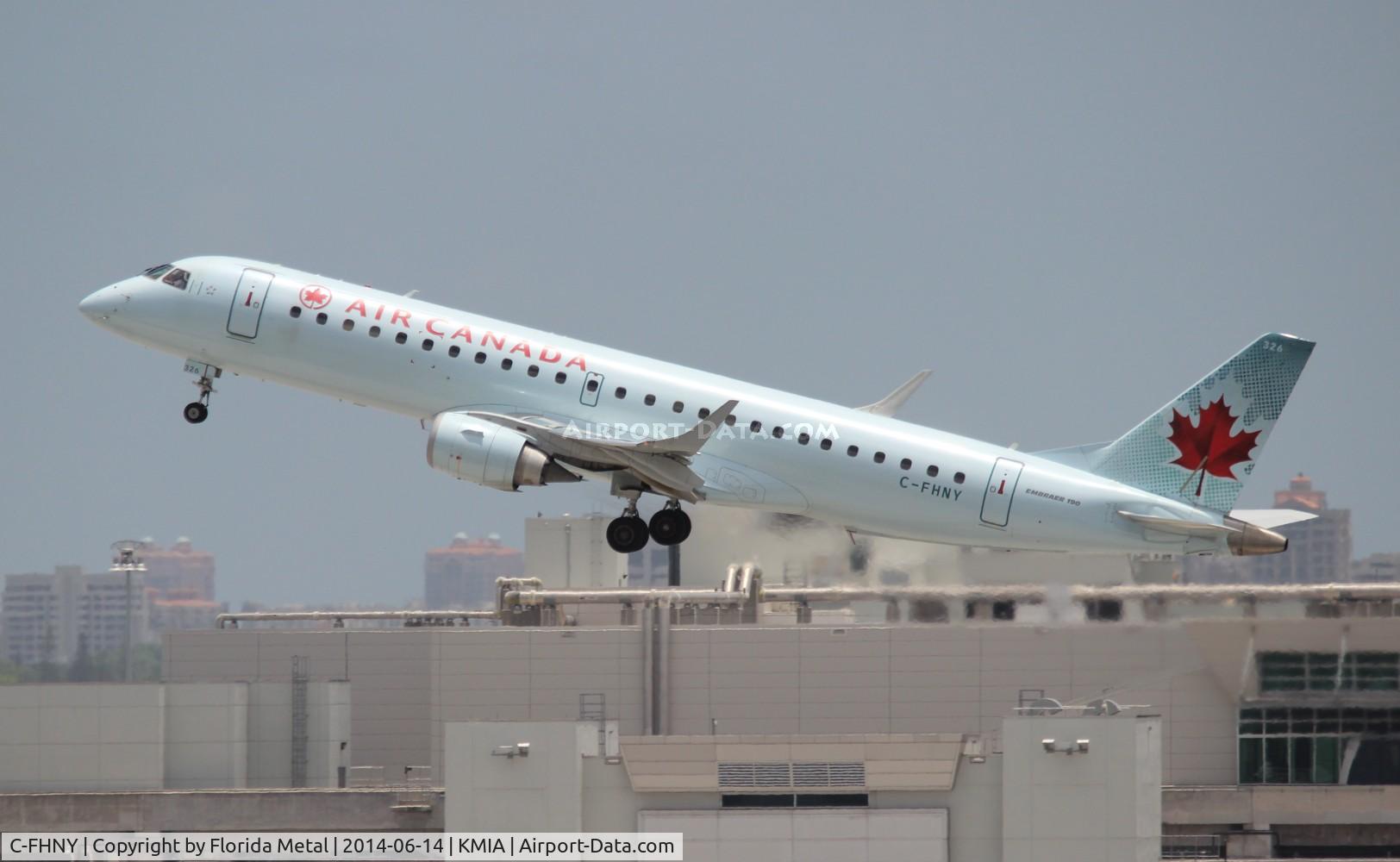 C-FHNY, 2007 Embraer 190AR (ERJ-190-100IGW) C/N 19000085, Air Canada E190 zx