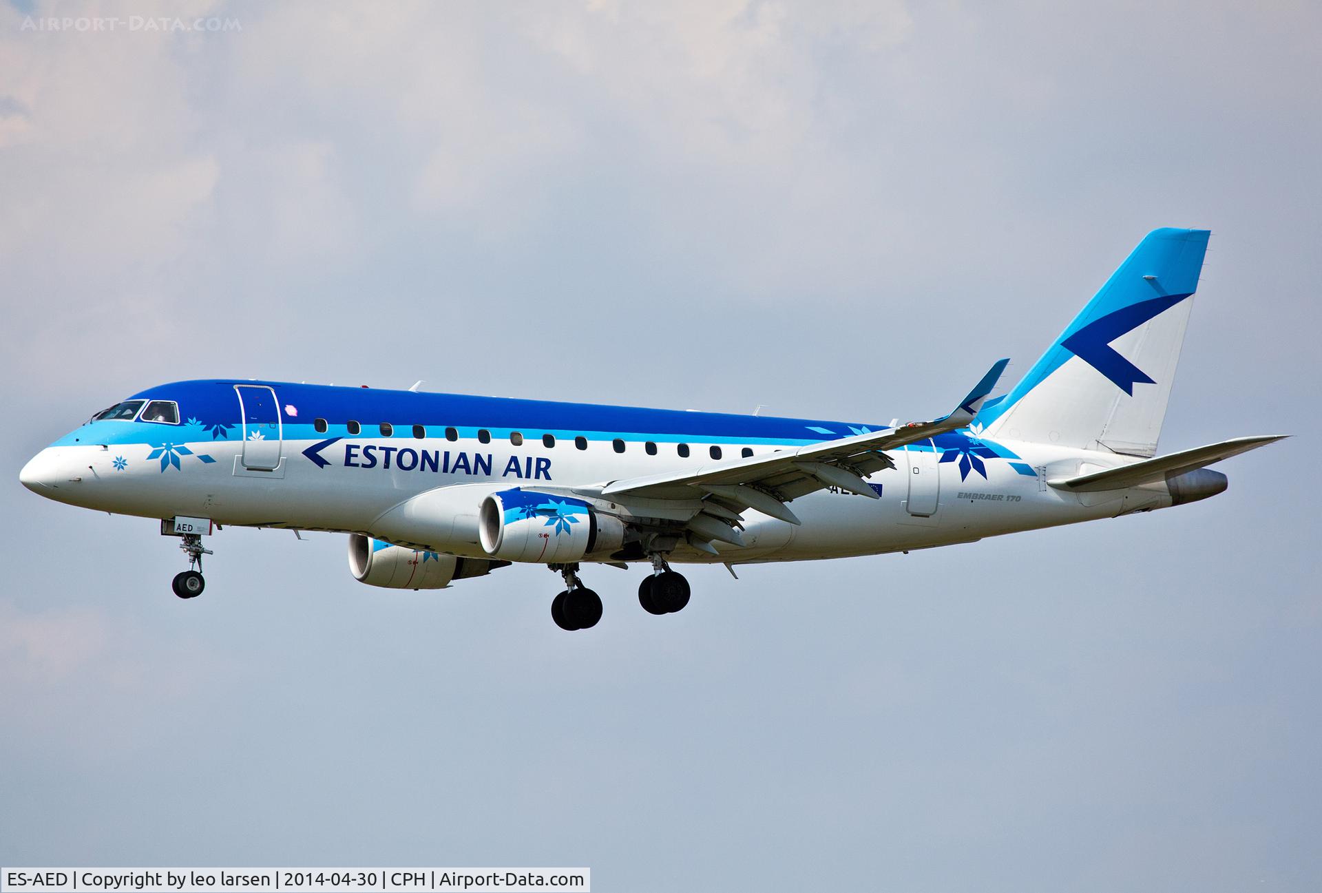 ES-AED, 2005 Embraer 170LR (ERJ-170-100LR) C/N 17000112, Copenhagen 30.4.2014