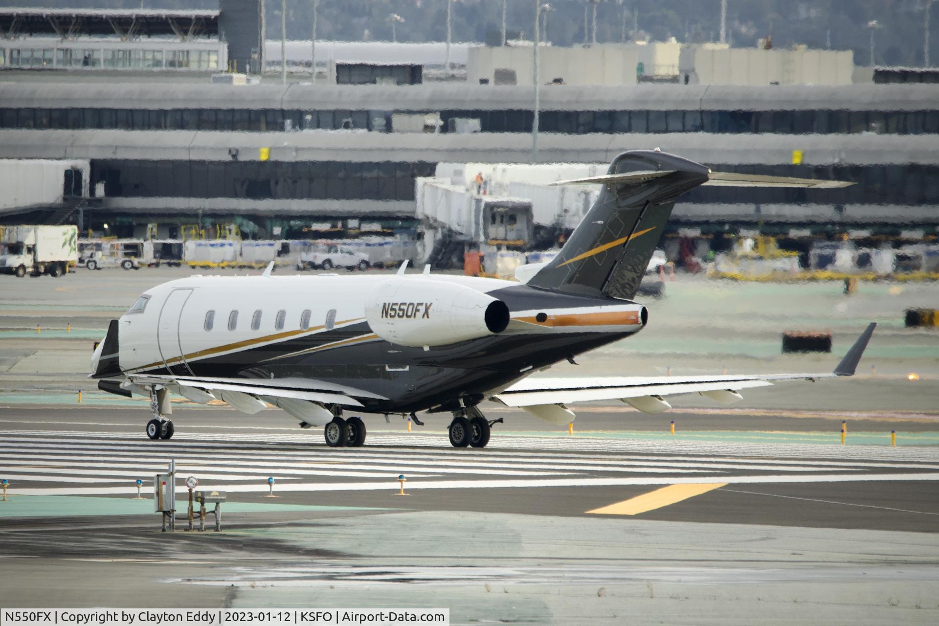 N550FX, 2013 Bombardier Challenger 300 (BD-100-1A10) C/N 20391, SFO 2023.