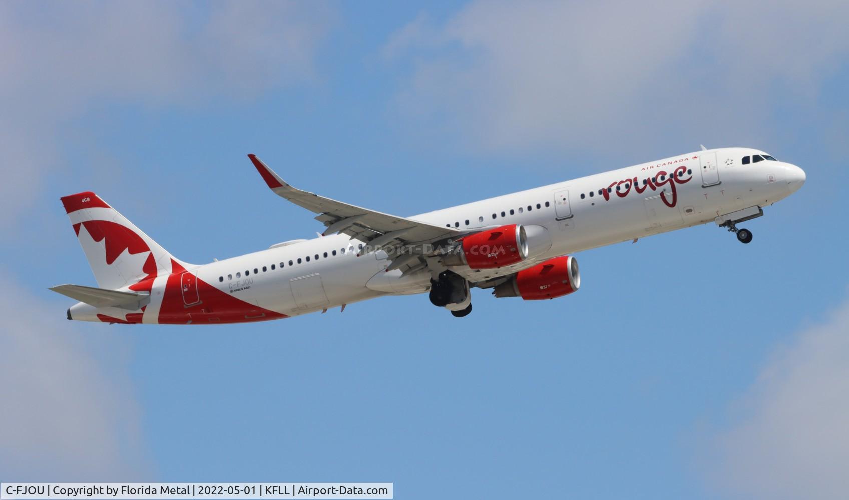 C-FJOU, 2015 Airbus A321-211 C/N 6873, Rouge A321 zx