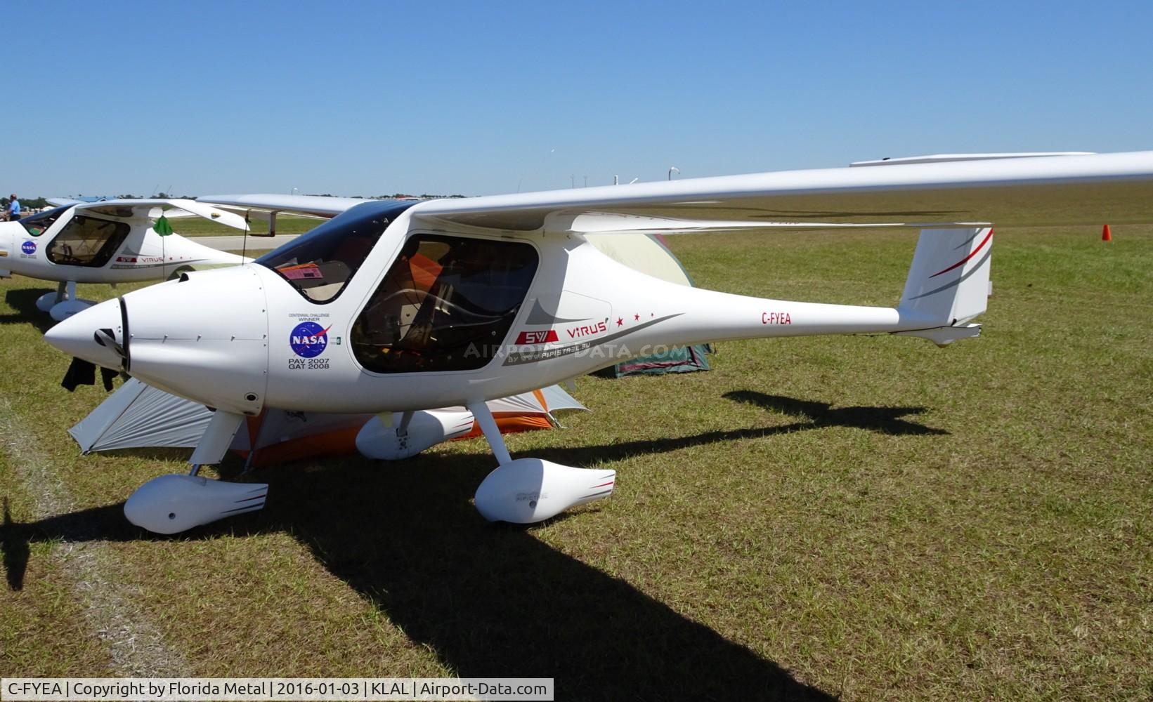 C-FYEA, Pipistrel Virus SW C/N 401 SWN 100, Virus zx