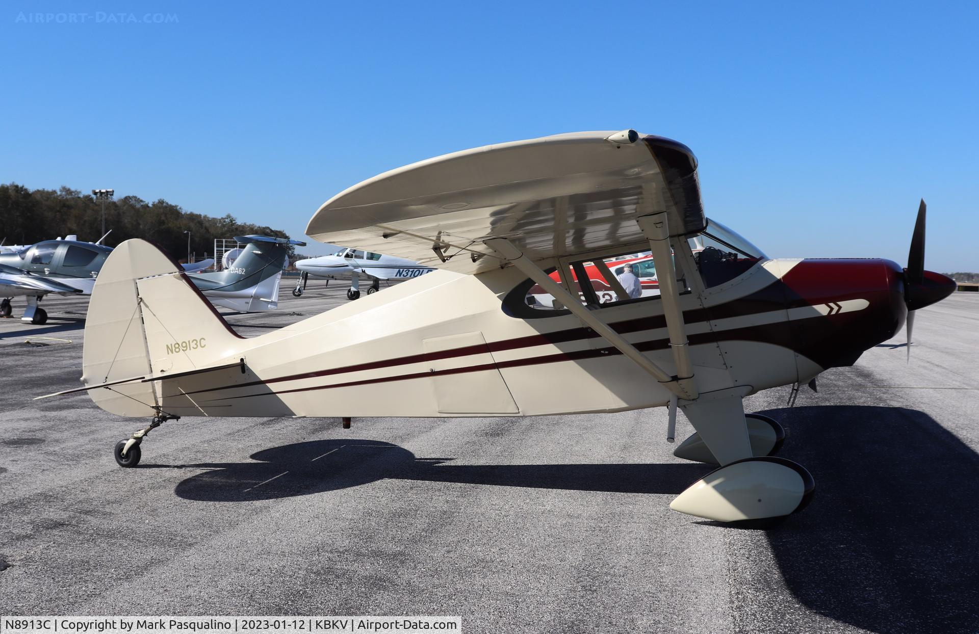 N8913C, 1953 Piper PA-22-135 Tri-Pacer C/N 22-1512, Piper PA-22-135