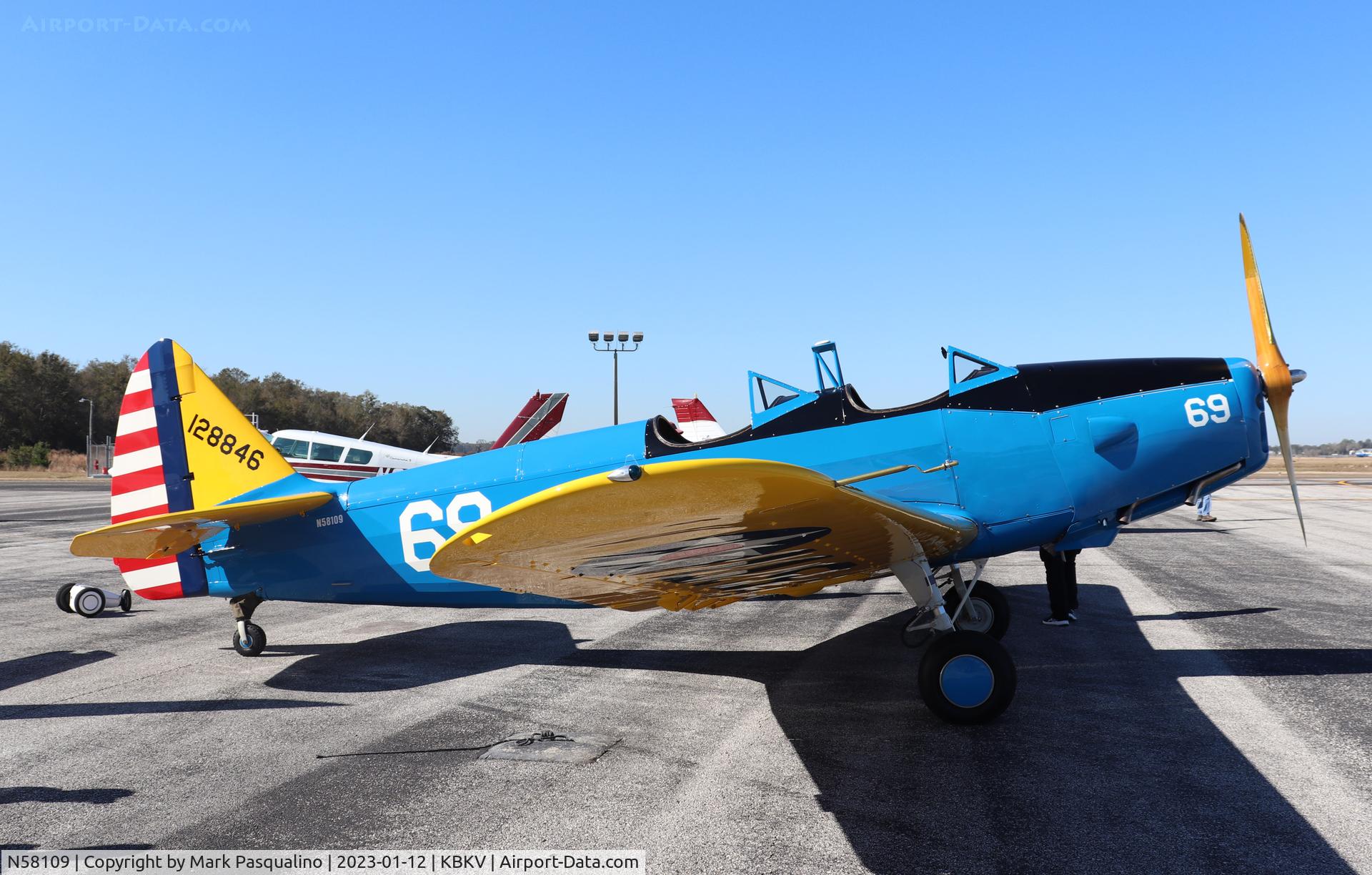 N58109, 1943 Fairchild M-62A C/N T43-7208, Fairchild PT-19A
