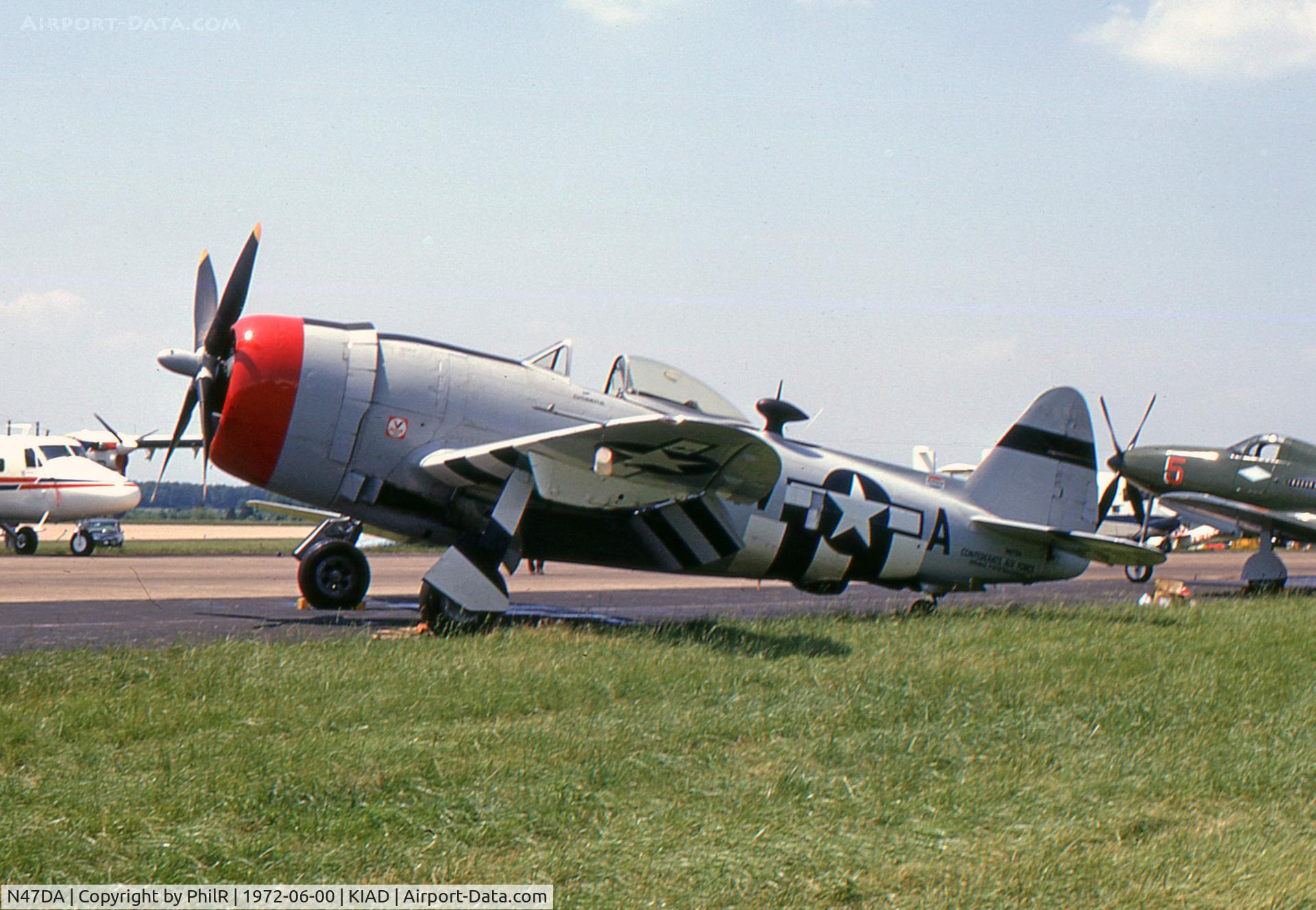 N47DA, 1944 Republic P-47D Thunderbolt C/N 399-55616, N47DA 1944 Republic P-47D Thunderbolt CAF  Transpo 72