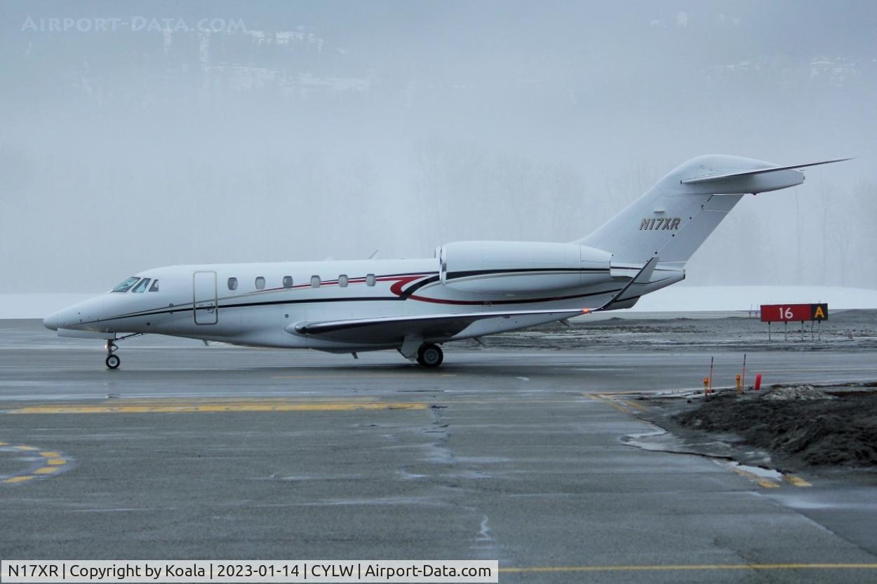 N17XR, 2006 Cessna 750 Citation X Citation X C/N 750-0251, Arrival from Aspen (ASE, CO).