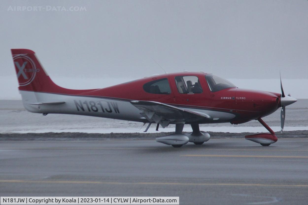 N181JW, 2009 Cirrus SR22 C/N 3591, Departure to Cut Bank (CTB, MT).
