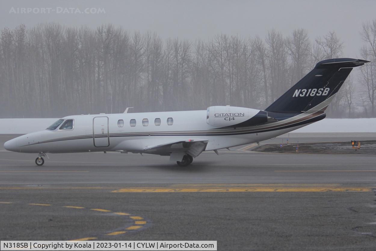 N318SB, 2016 Cessna 525C CitationJet CJ4 C/N 525C-0225, Arrival from Billings (BIL, MT).