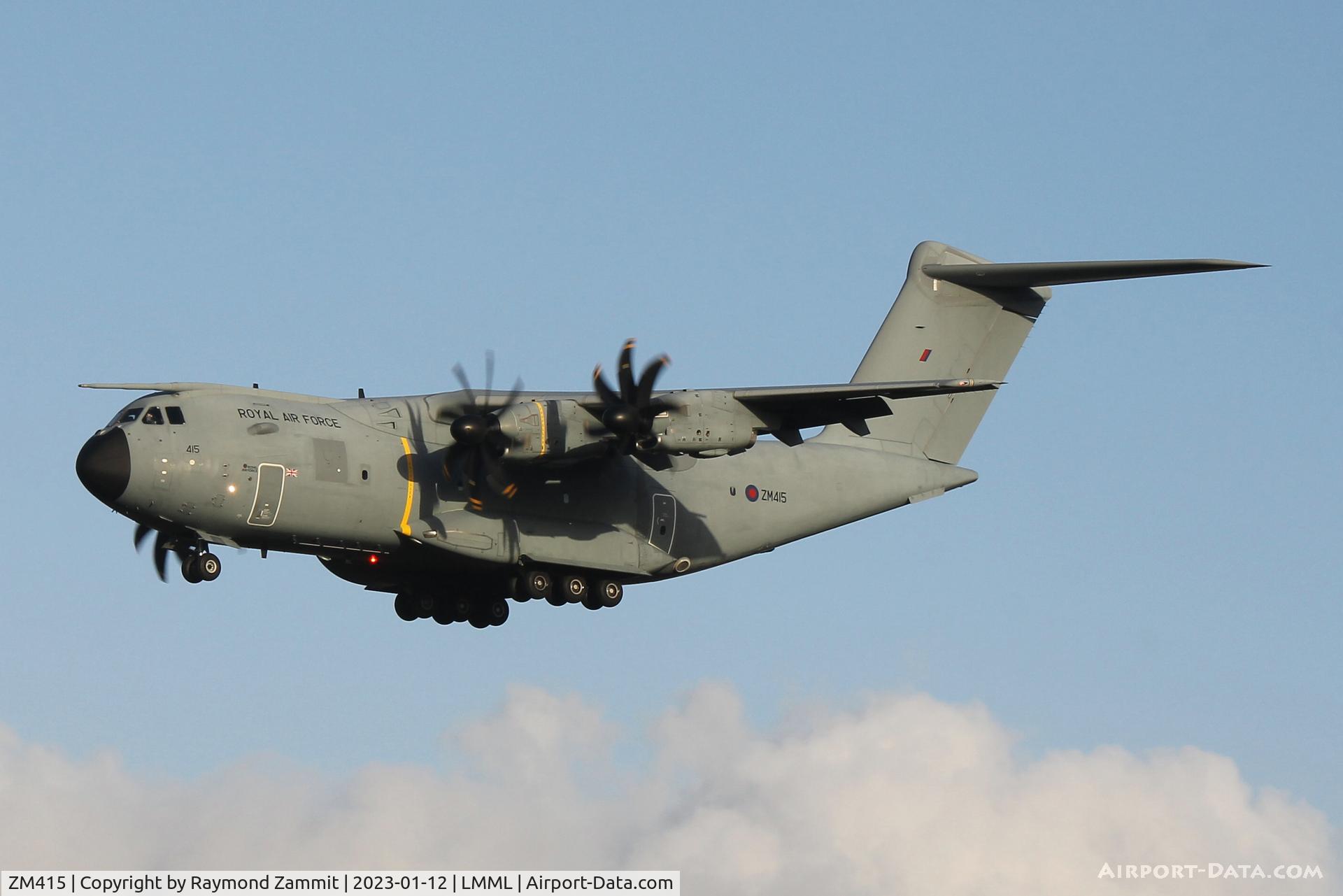 ZM415, 2016 Airbus A400M-180 Atlas C.1 C/N 052, Airbus A400M Atlas C.1 ZM415 Royal Air Force