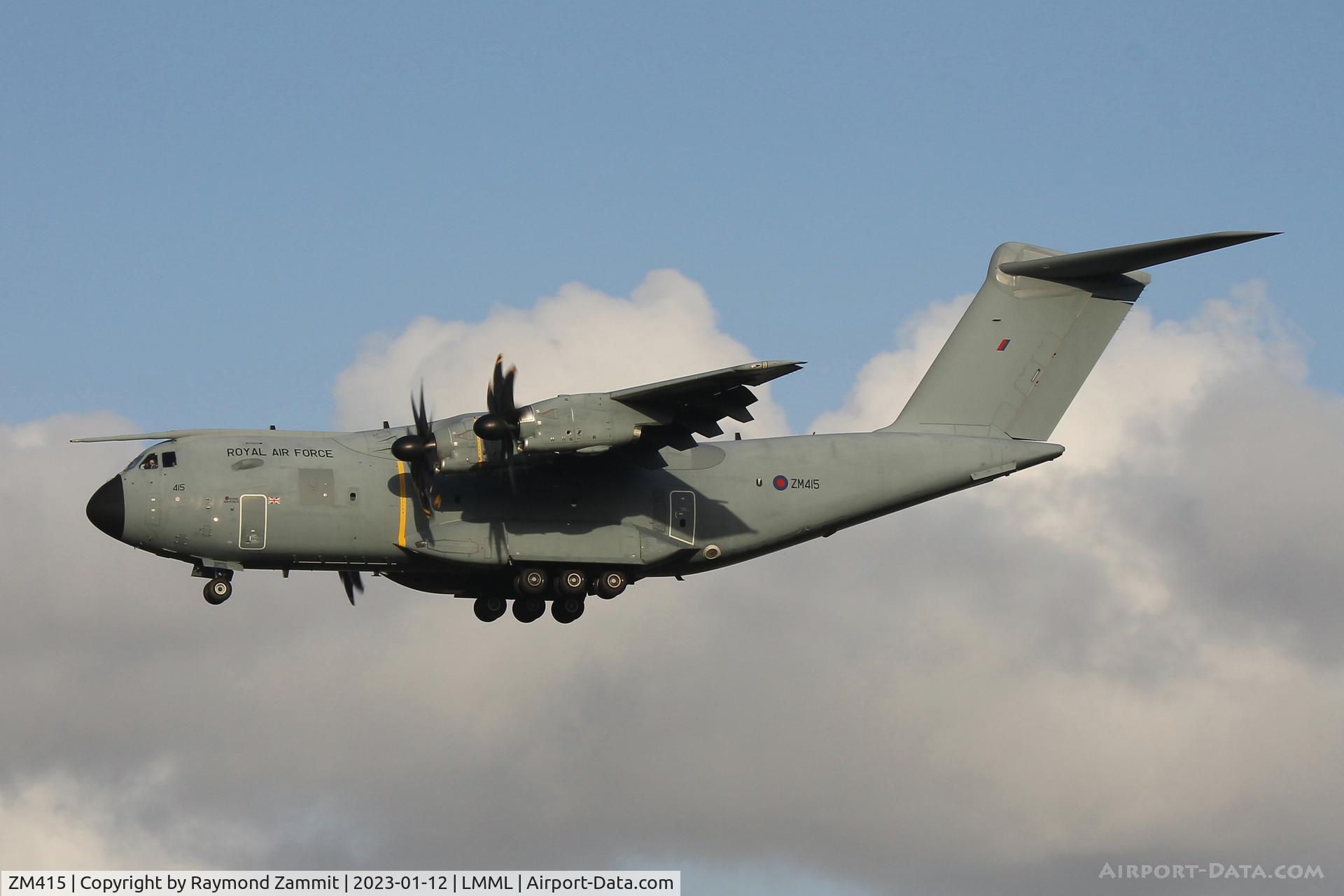 ZM415, 2016 Airbus A400M-180 Atlas C.1 C/N 052, Airbus A400M Atlas C.1 ZM415 Royal Air Force