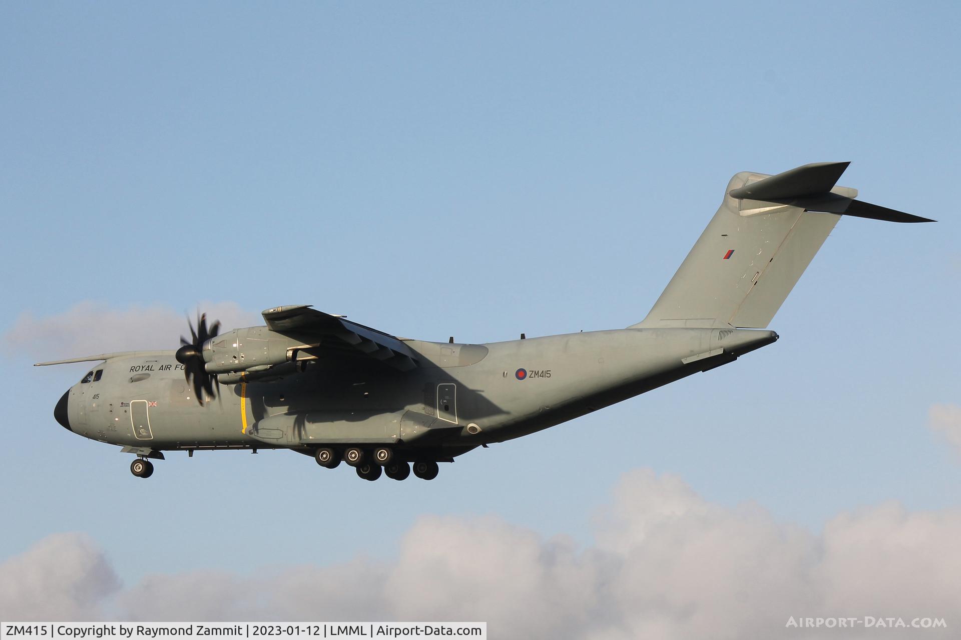 ZM415, 2016 Airbus A400M-180 Atlas C.1 C/N 052, Airbus A400M Atlas C.1 ZM415 Royal Air Force