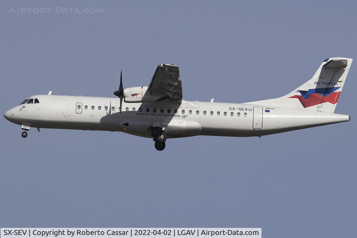 SX-SEV, 2006 ATR 72-212A C/N 699, Athens Airport
