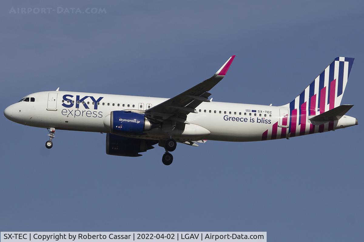 SX-TEC, 2020 Airbus A320-251N C/N 9566, Athens Airport