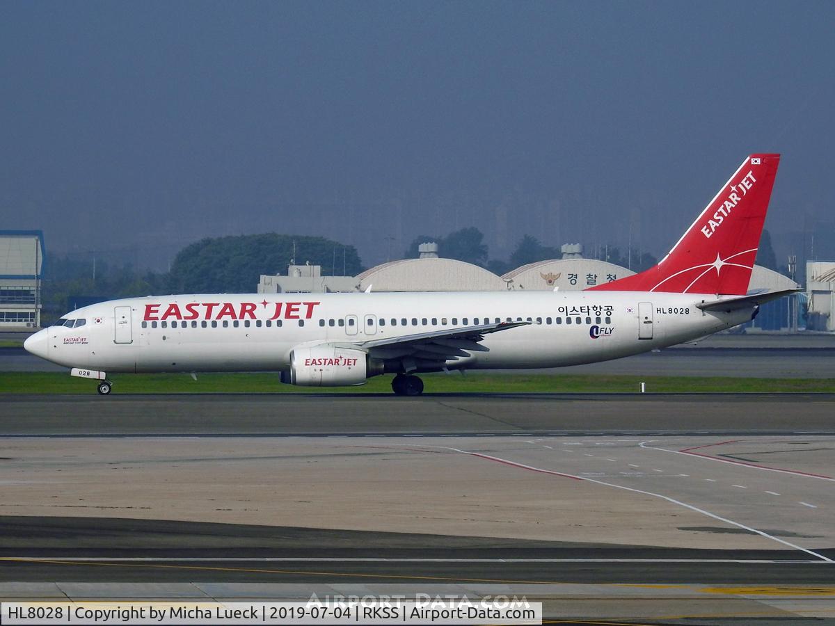 HL8028, 2002 Boeing 737-8BK C/N 30625, At Gimpo
