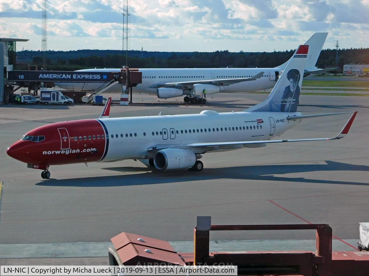 LN-NIC, 2012 Boeing 737-8JP C/N 38881, At Arlanda