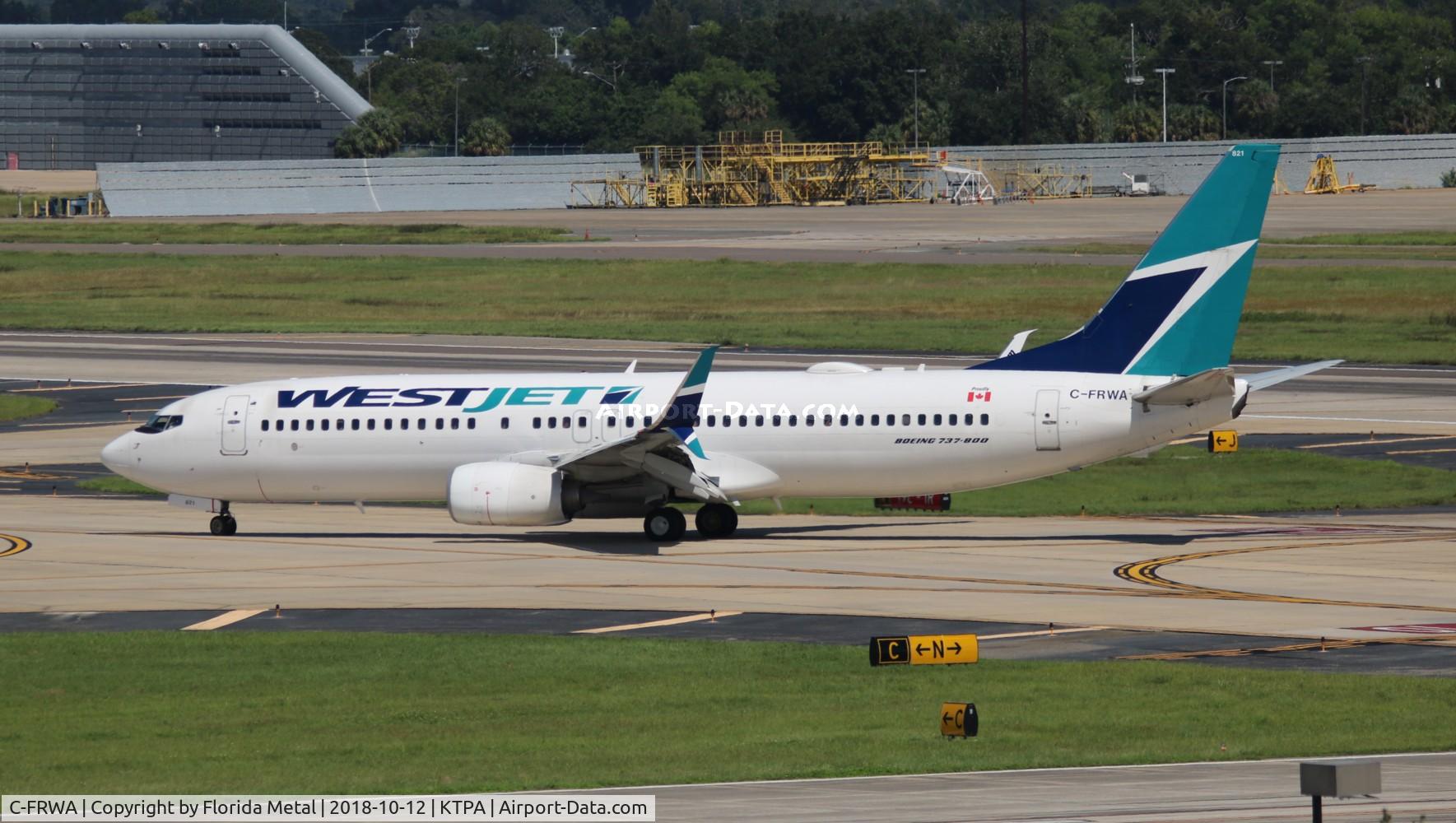 C-FRWA, 2012 Boeing 737-8CT C/N 39085, Westjet 737-800 zx