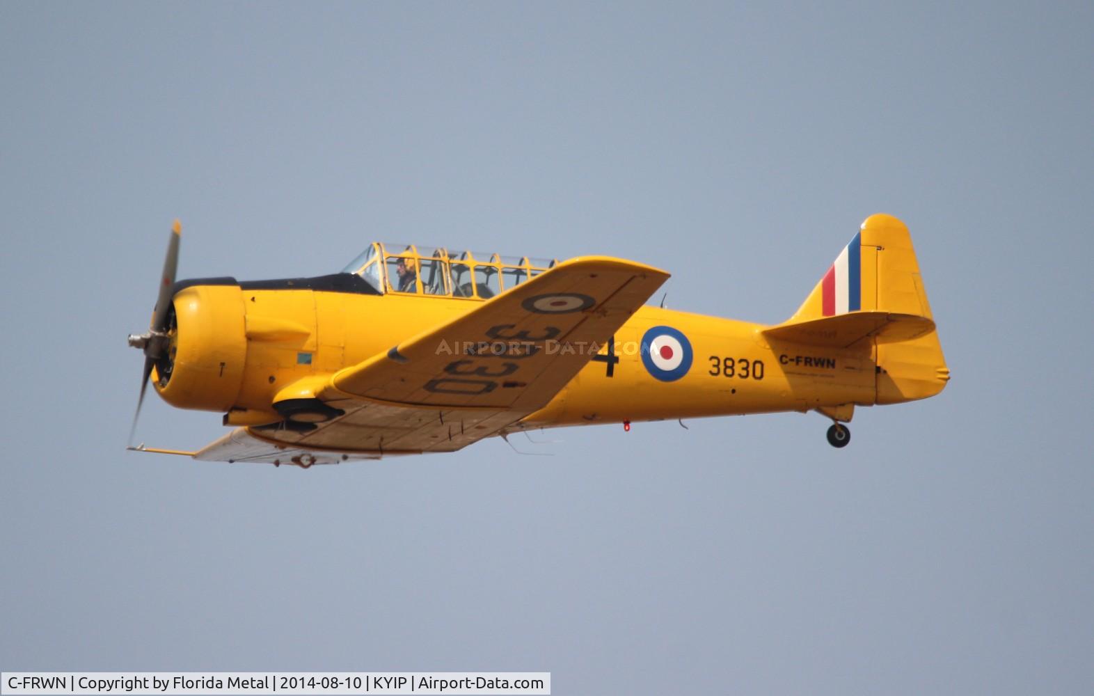 C-FRWN, 1942 Noorduyn AT-16 Harvard II C/N 81-4097, Harvard zx