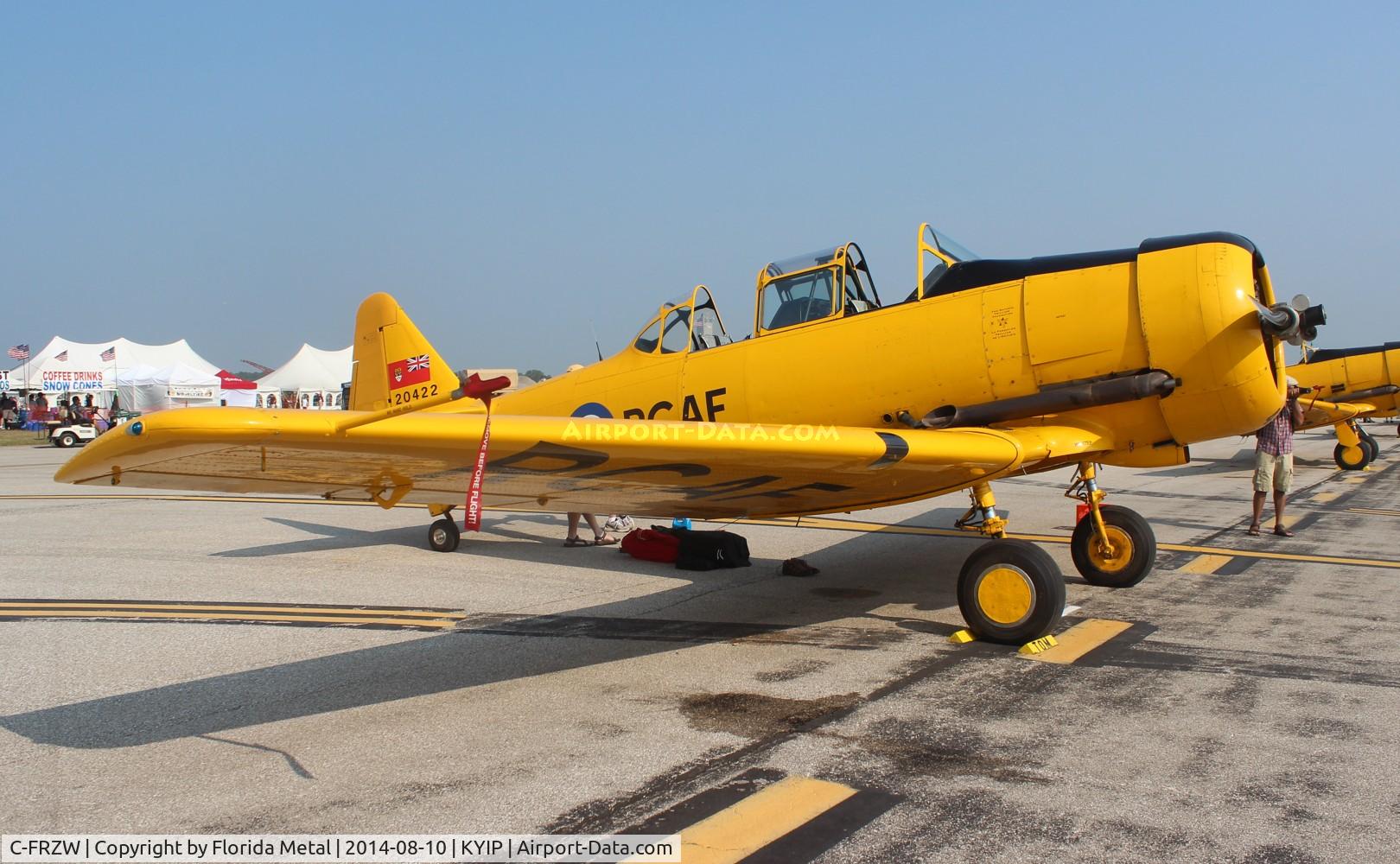 C-FRZW, 1952 Canadian Car & Foundry T-6 Harvard Mk.4 C/N CCF4-213, Harvard zx