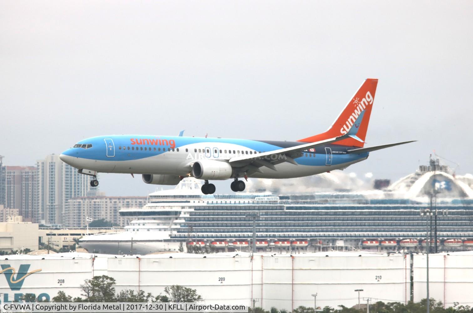 C-FVWA, 2012 Boeing 737-8K5 C/N 37264, Sunwing hybrid 737-800 zx