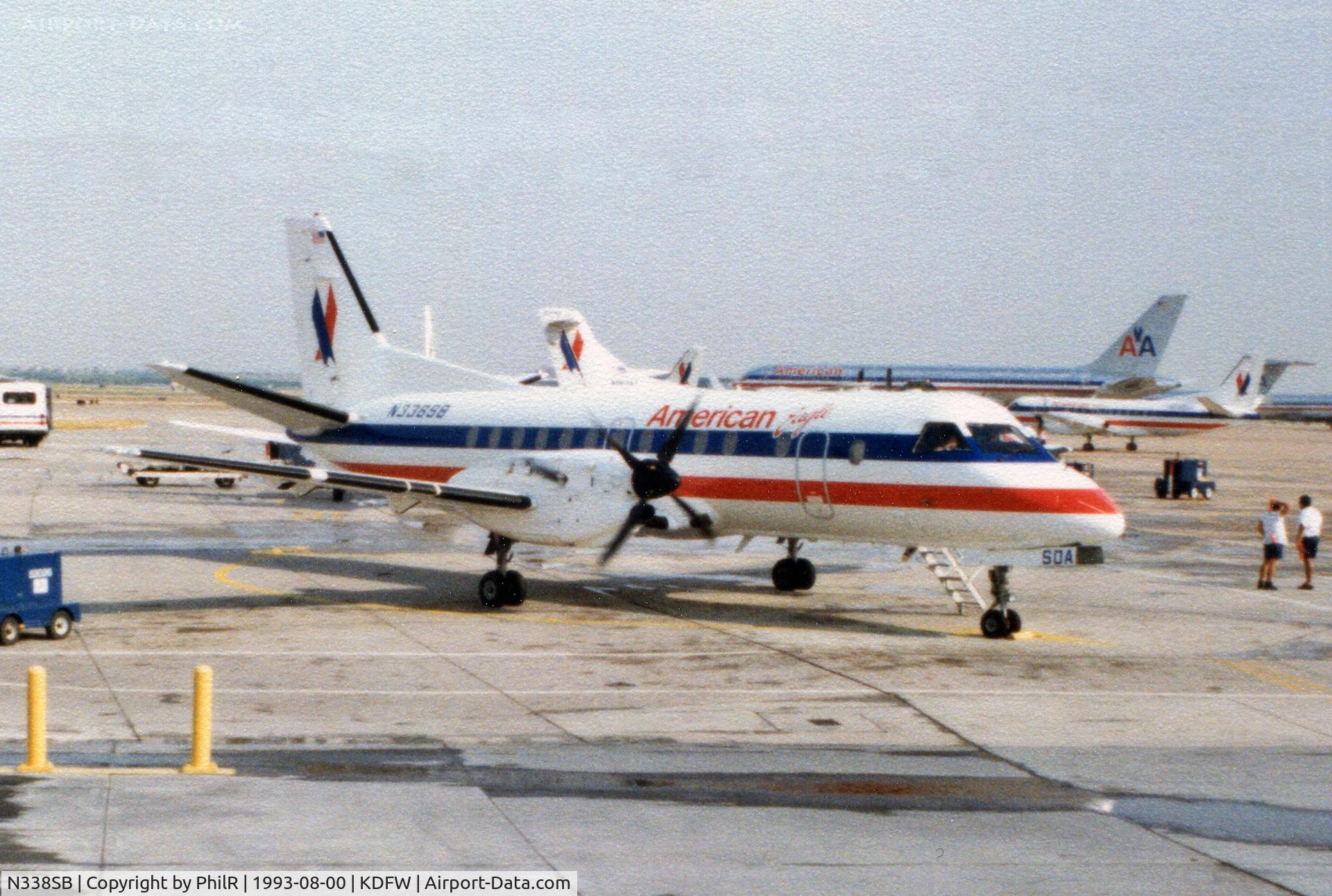 N338SB, 1993 SAAB 340 C/N 338, N338SB SAAB340 American Express DFW