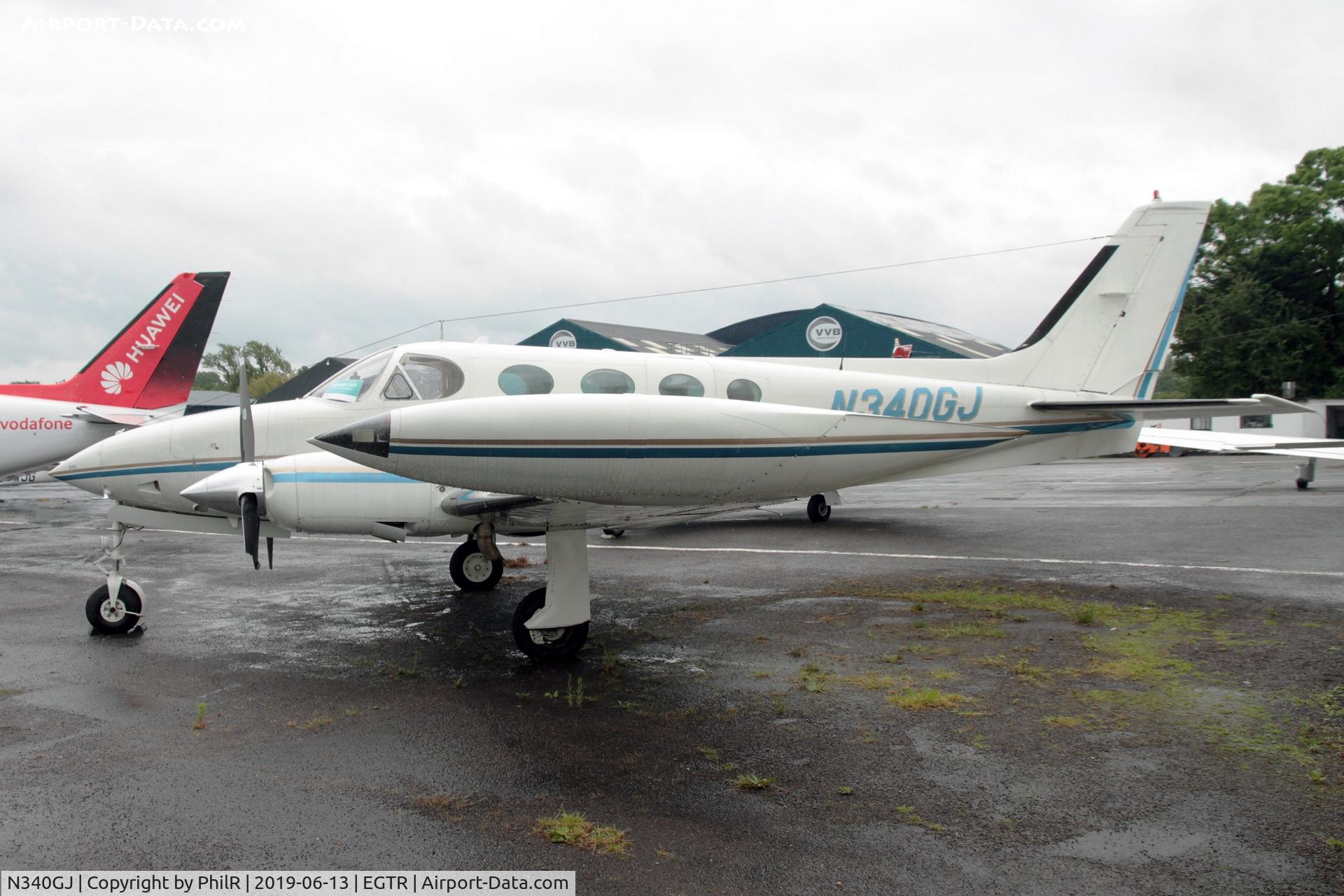 N340GJ, 1979 Cessna 340A C/N 340A0637, N340GJ 1979 Cessna 340A Elstree