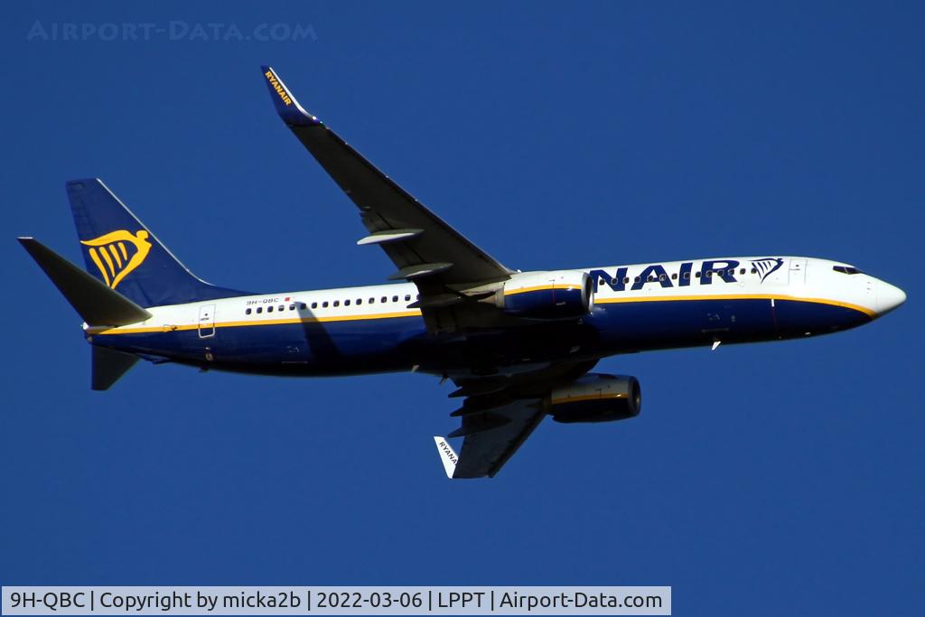 9H-QBC, 2017 Boeing 737-800 C/N 44803, In flight