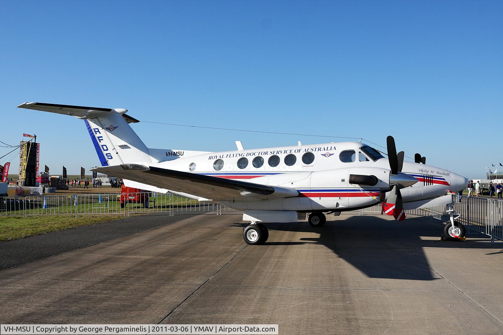 VH-MSU, 1981 Beech B200C King Air King Air C/N BL-48, Airshow.
