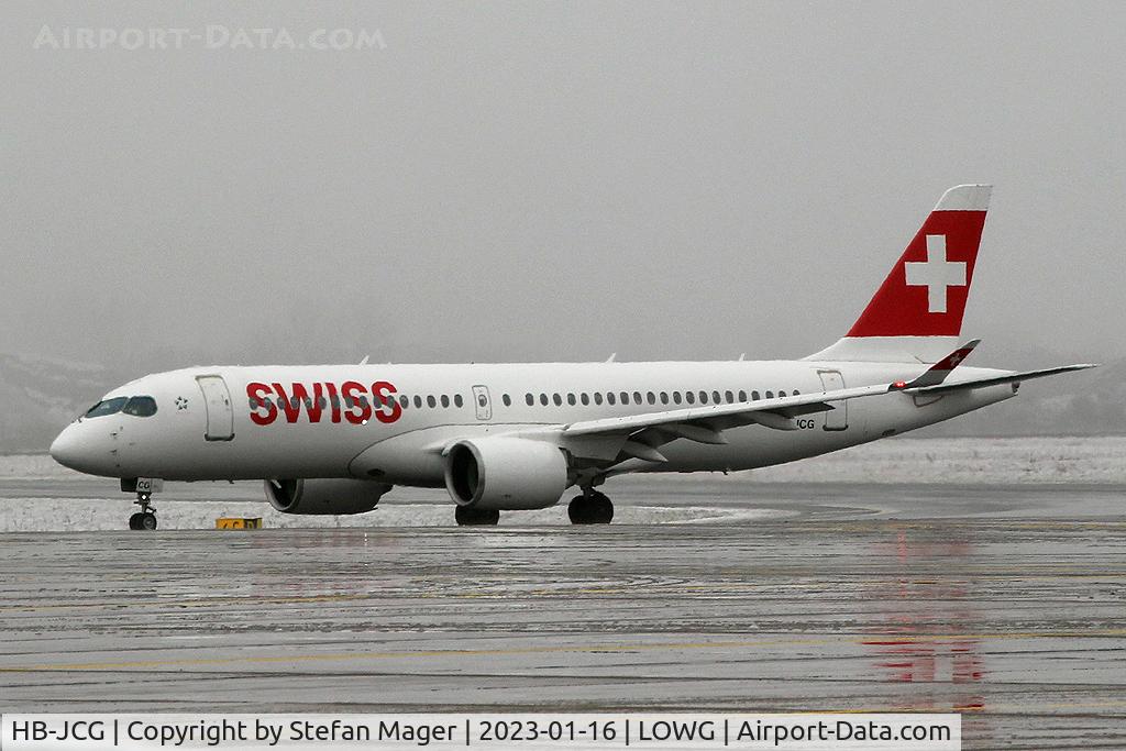 HB-JCG, 2017 Bombardier CSeries CS300 (BD-500-1A11) C/N 55020, Swiss A220-300 @GRZ