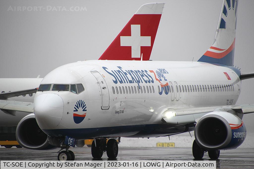 TC-SOE, 2017 Boeing 737-8HC C/N 61177, Sun Express B737-800 @GRZ