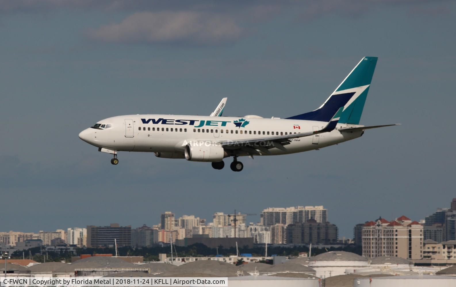 C-FWCN, 2003 Boeing 737-7CT C/N 33698, WestJet 737-700 zx