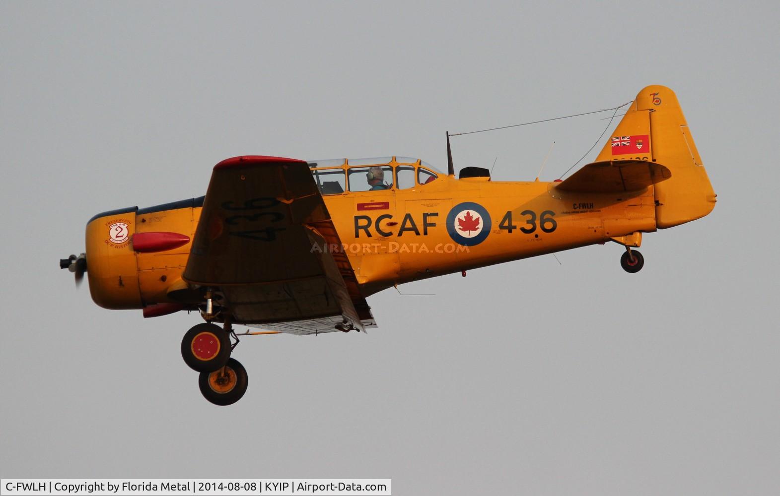 C-FWLH, Canadian Car & Foundry T-6 Harvard Mk.4 C/N CCF4-227, Harvard zx