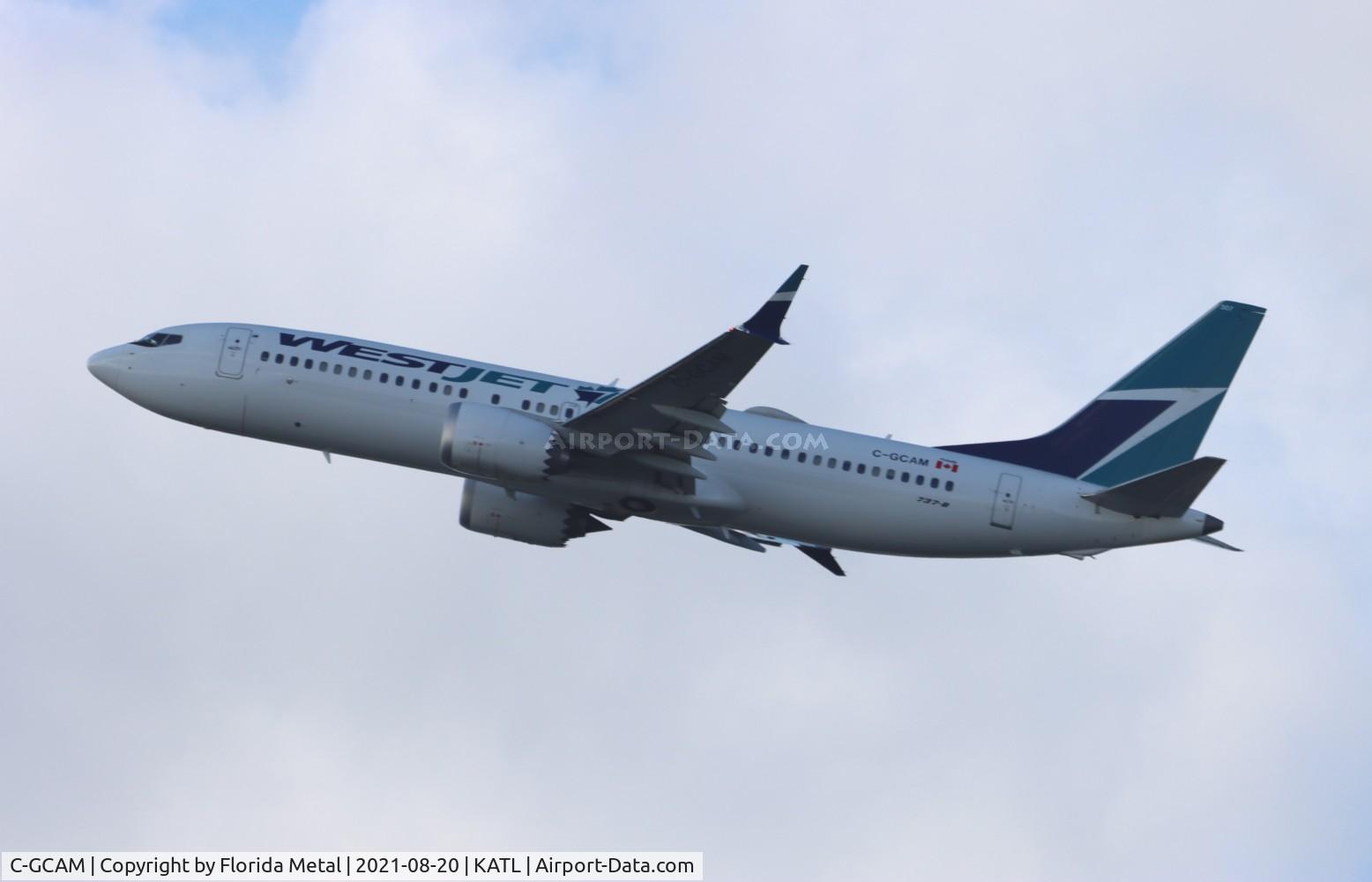 C-GCAM, 2018 Boeing 737 MAX 8 C/N 60515, WestJet 737-8 zx
