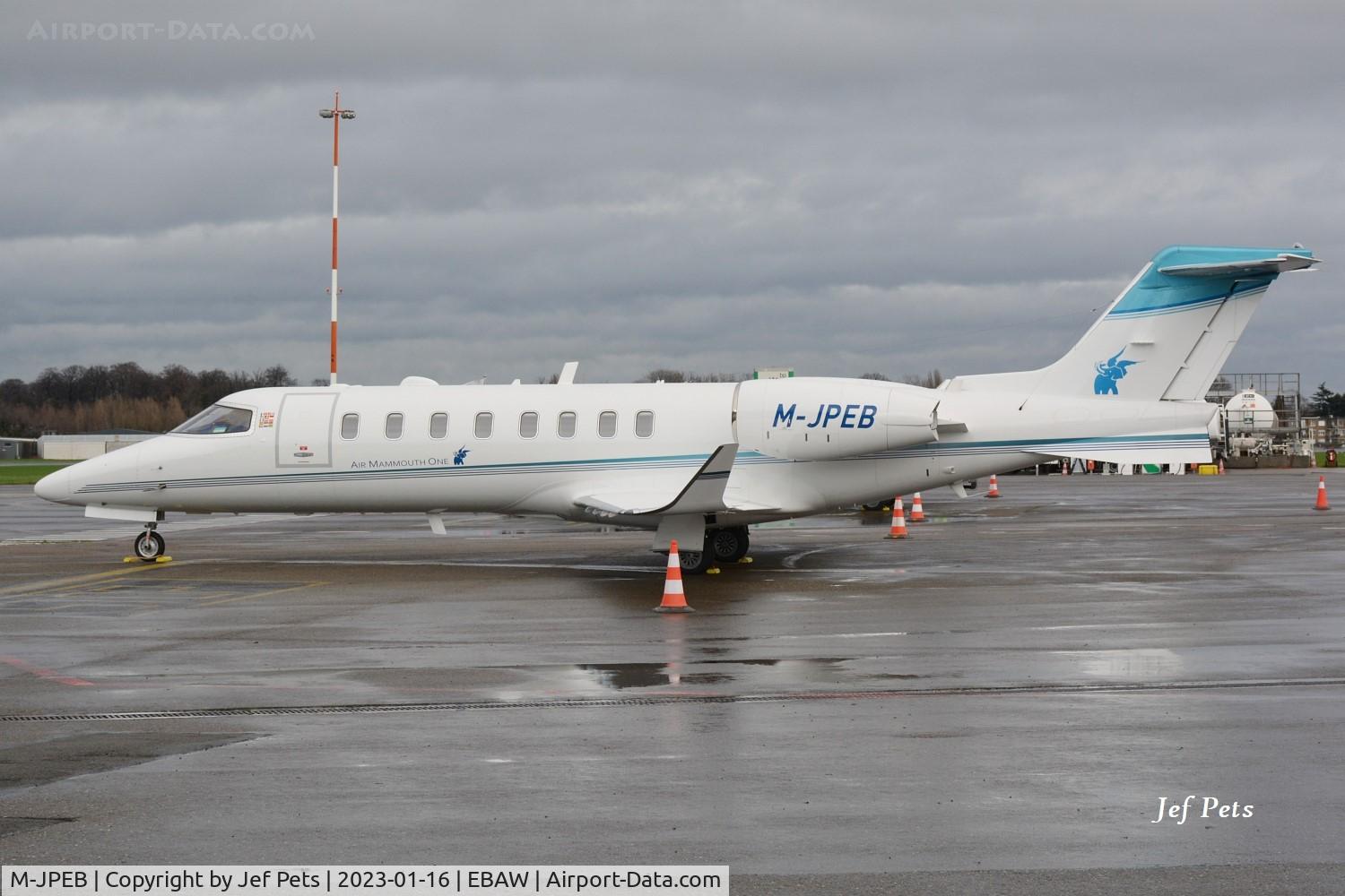 M-JPEB, 2016 Learjet 75 C/N 45-529, M-JPEB at Antwerp Airport.