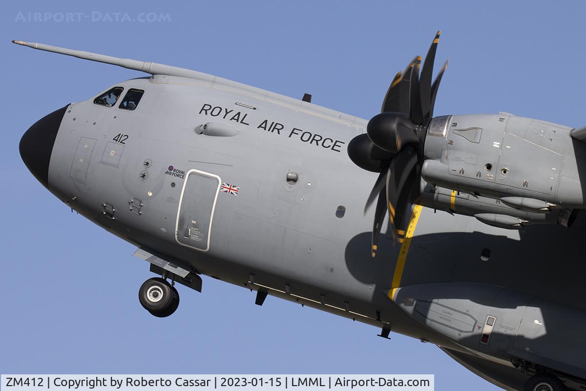 ZM412, 2016 Airbus A400M-180 Atlas C.1 C/N 042, Runway 31