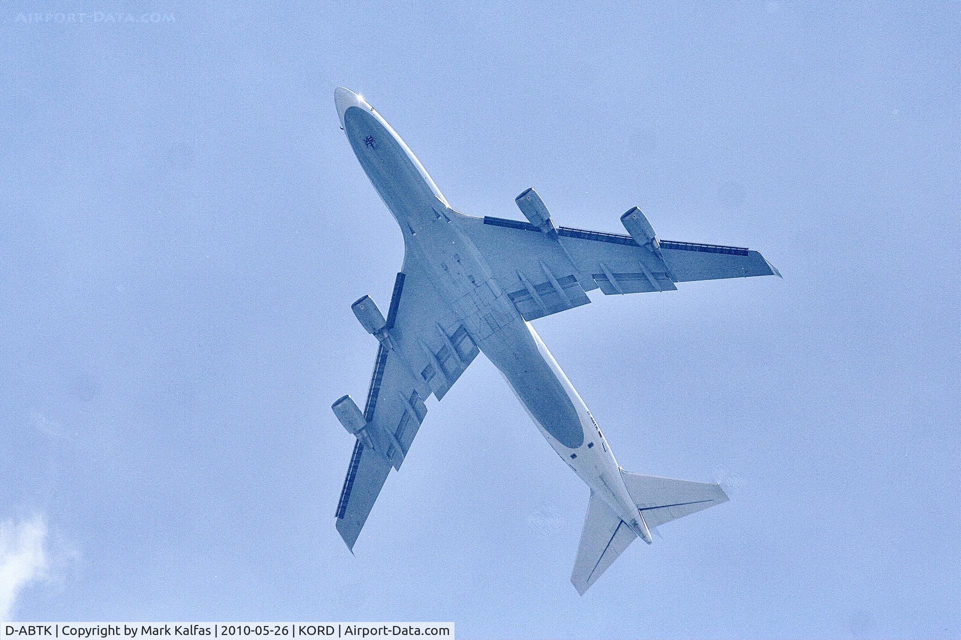 D-ABTK, 2001 Boeing 747-430 C/N 29871, Lufthansa Boeing 747-430, D-ABTK on approach to ORD