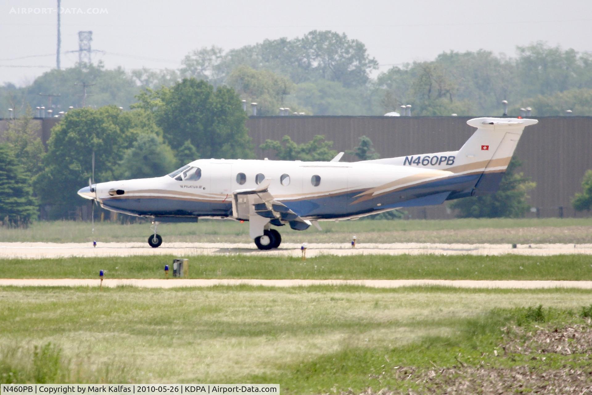 N460PB, 2002 Pilatus PC-12/45 C/N 460, Travel Express Aviation, Pilatus PC-12/45 N460PB, departing 2L DPA.