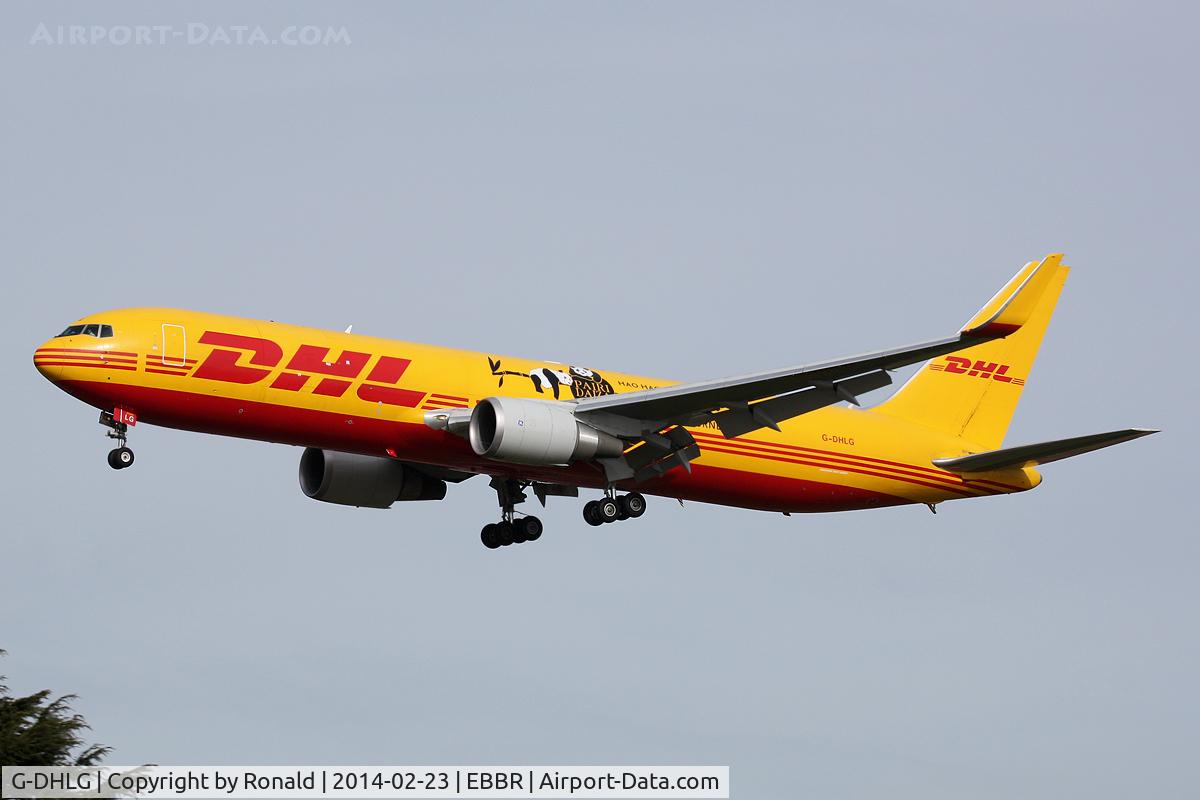 G-DHLG, 2009 Boeing 767-3JHF C/N 37807, at bru