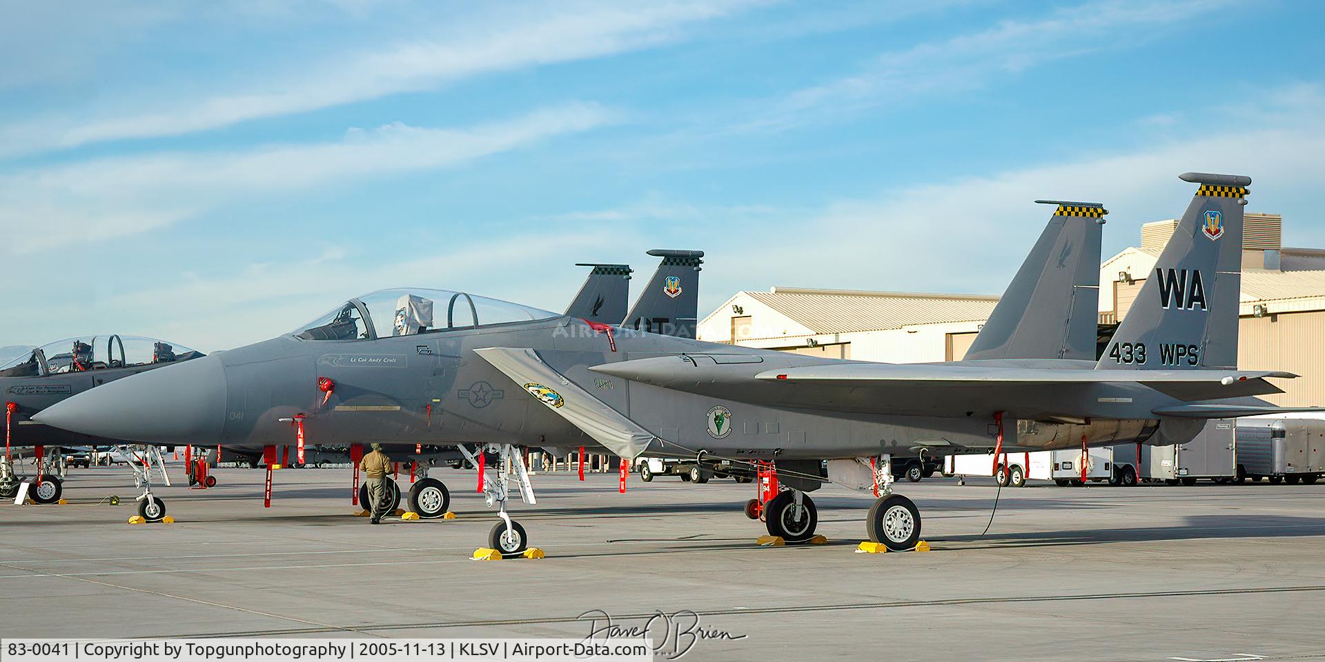 83-0041, 1984 McDonnell Douglas F-15C Eagle C/N 903, 433rd WPS