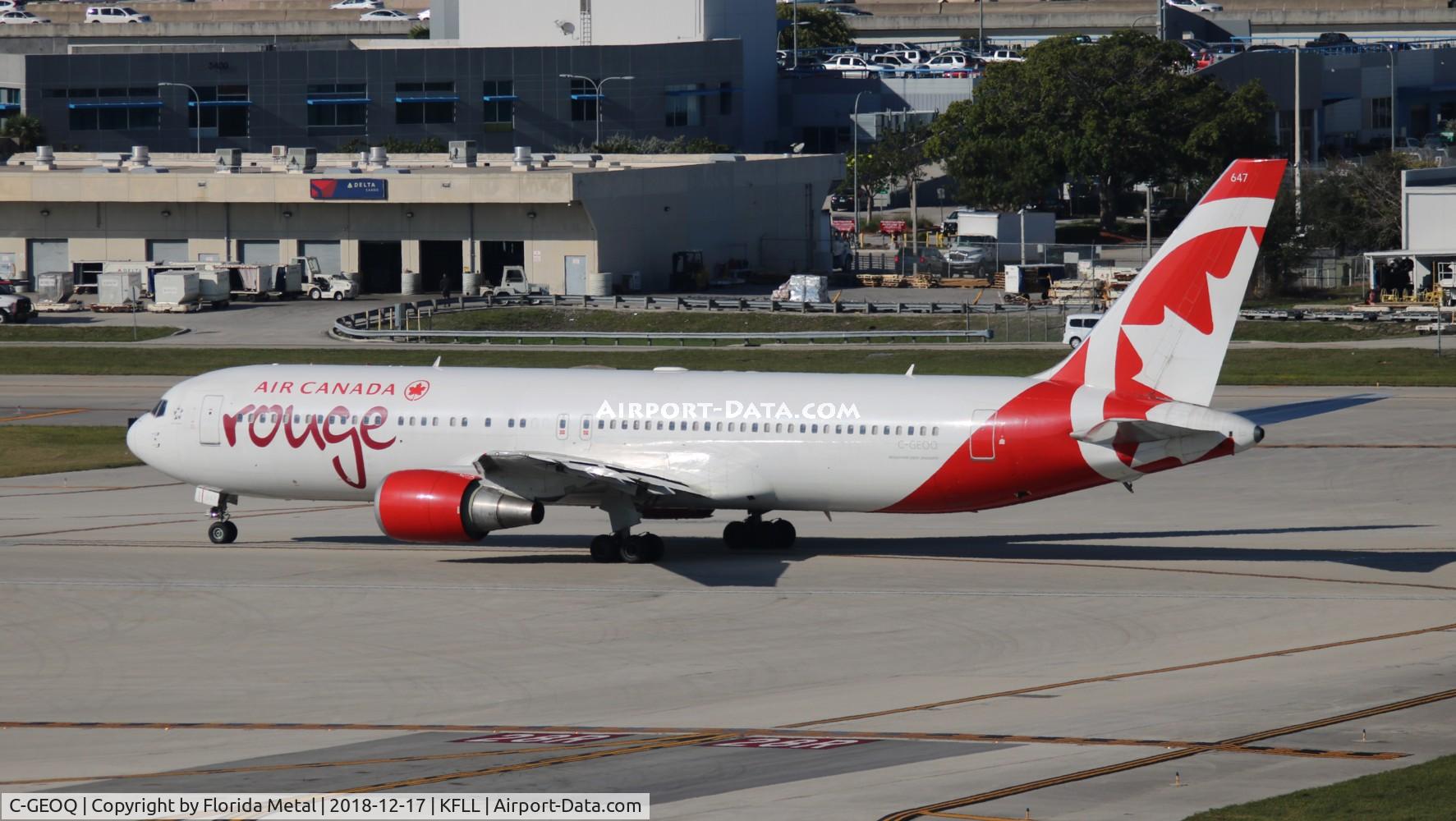 C-GEOQ, 1999 Boeing 767-375/ER C/N 30112, Rouge 767-300 zx