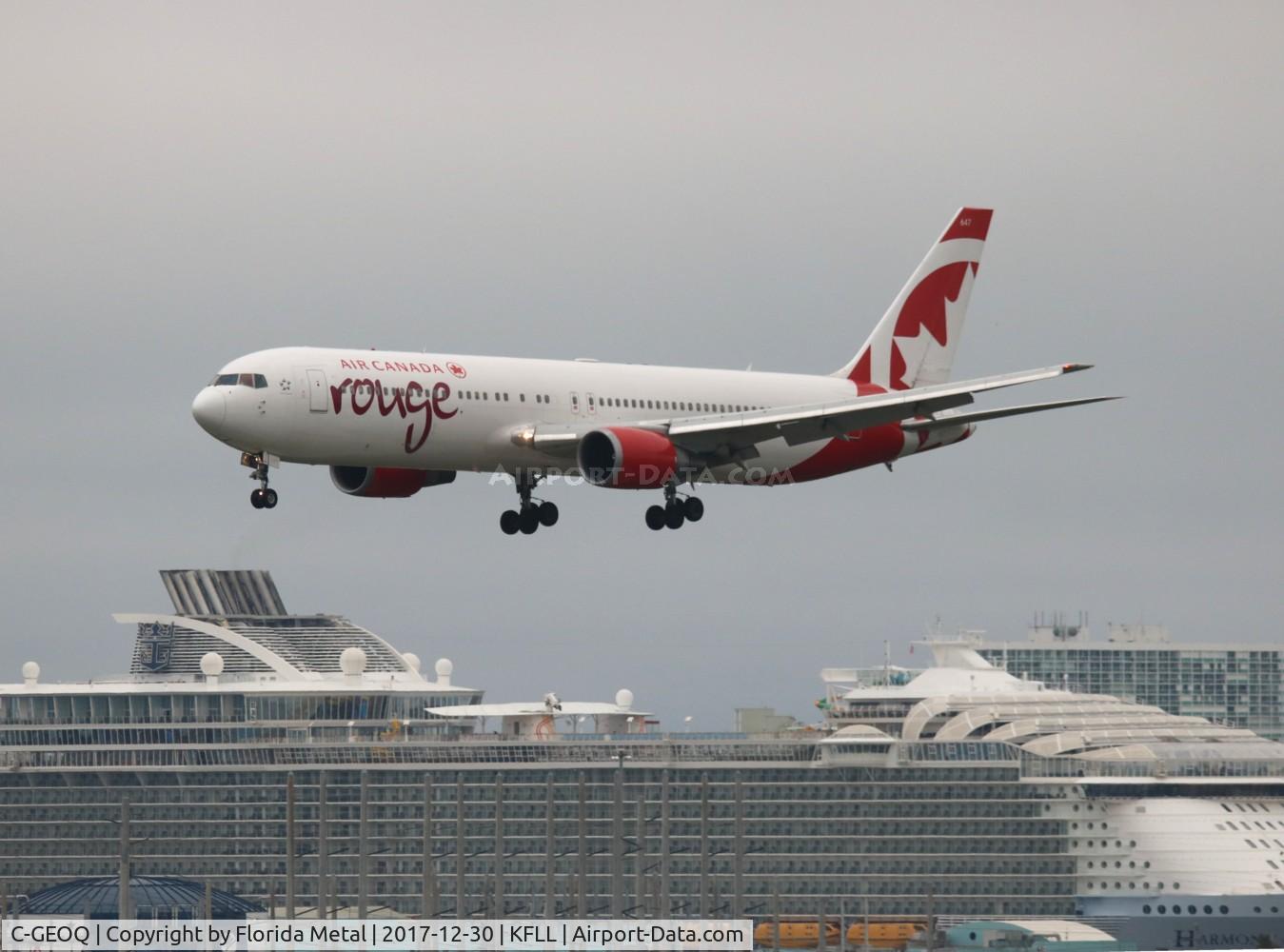 C-GEOQ, 1999 Boeing 767-375/ER C/N 30112, Rouge 767-300 zx
