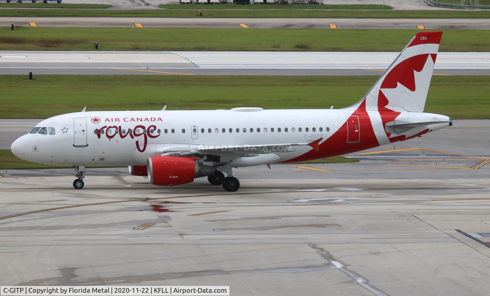 C-GITP, 2001 Airbus A319-112 C/N 1562, Rouge A319 zx
