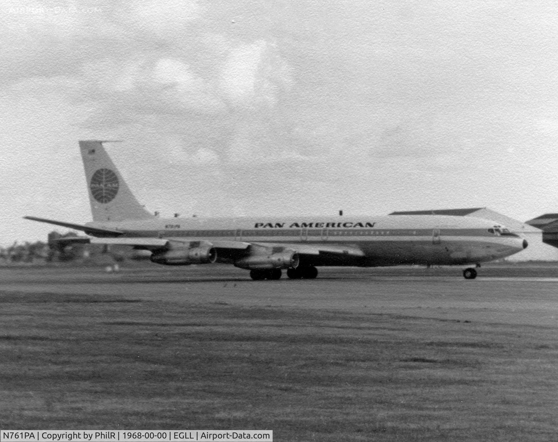 N761PA, 1962 Boeing 707-321B C/N 18336, N761PA 1962 B707-320 Pan Am LHR