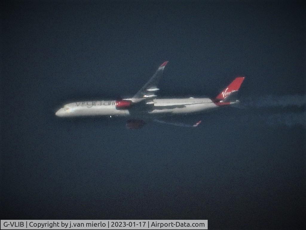 G-VLIB, 2022 Airbus A350-1041 C/N 507, Cruising over the Netherlands flt400