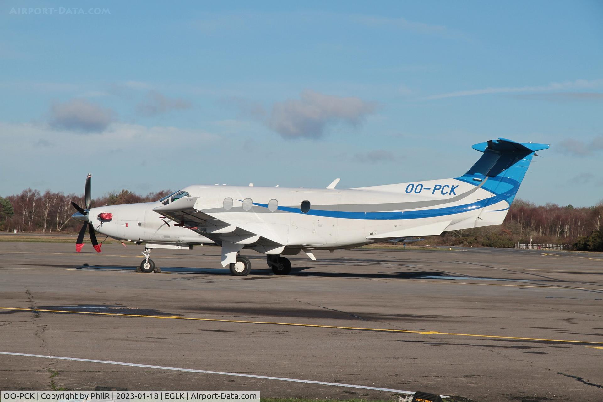 OO-PCK, 2016 Pilatus PC-12/47E C/N 1611, OO-PCK 2016 Pilatus PC12/47E Blackbushe